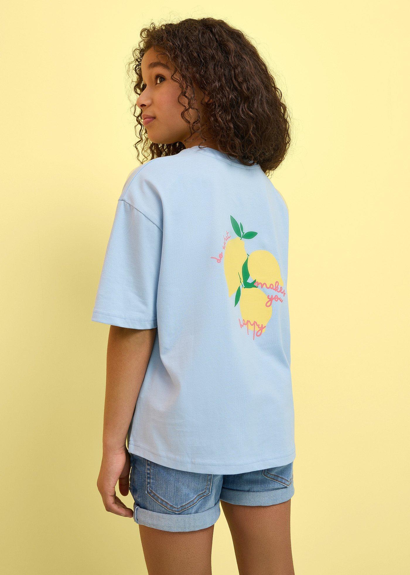 T-shirt oversize z czystej bawełny organicznej - Bonprix