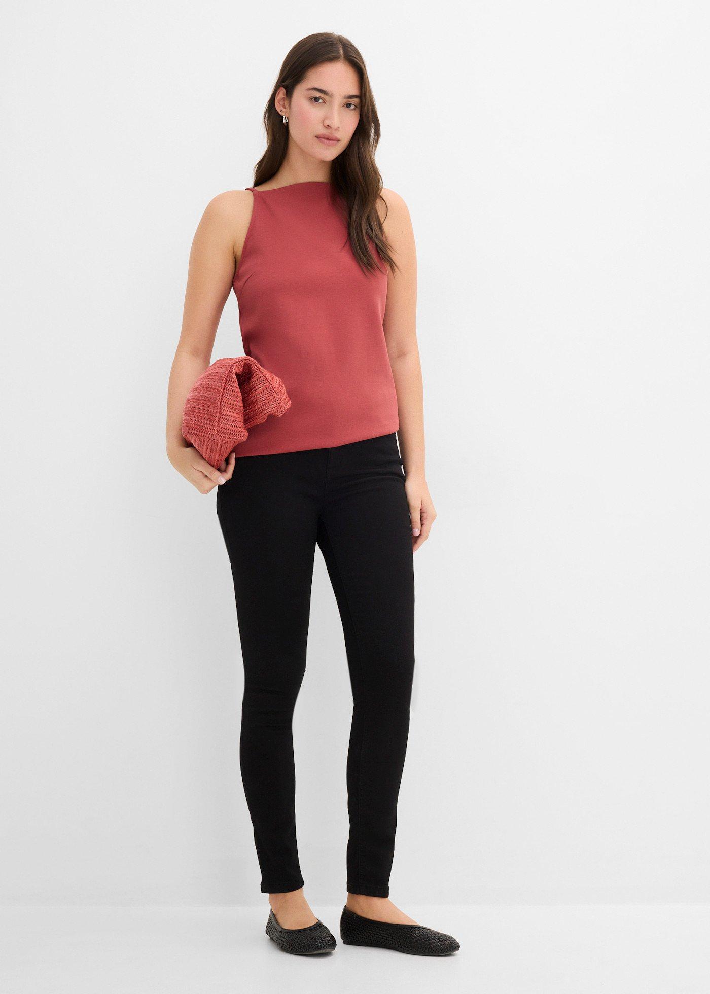 Dżinsy skinny ze średnim stanem, z super stretchem - Bonprix