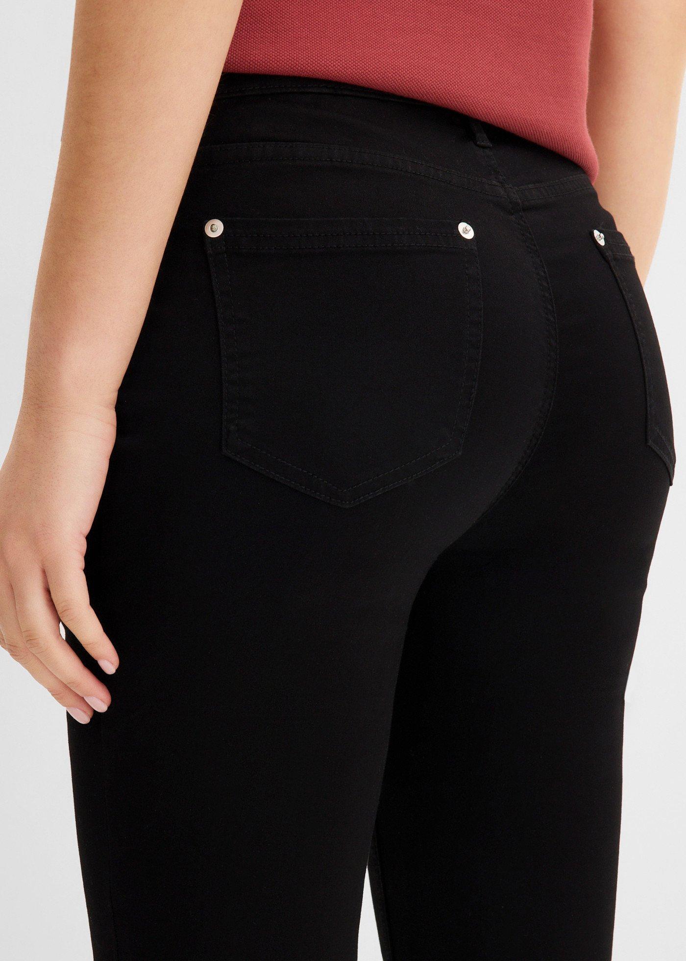 Dżinsy skinny ze średnim stanem, z super stretchem - Bonprix