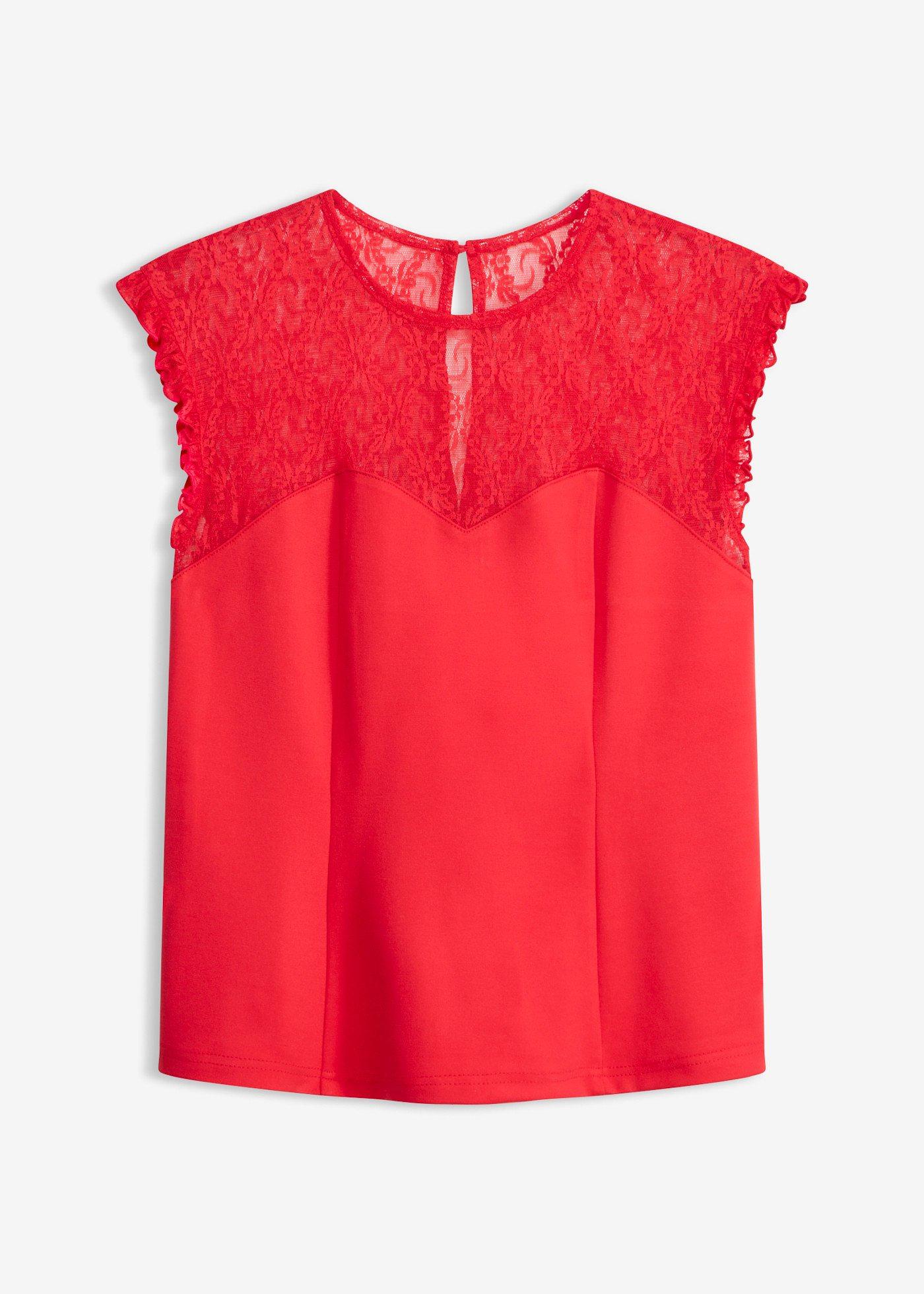 Top avec dentelle