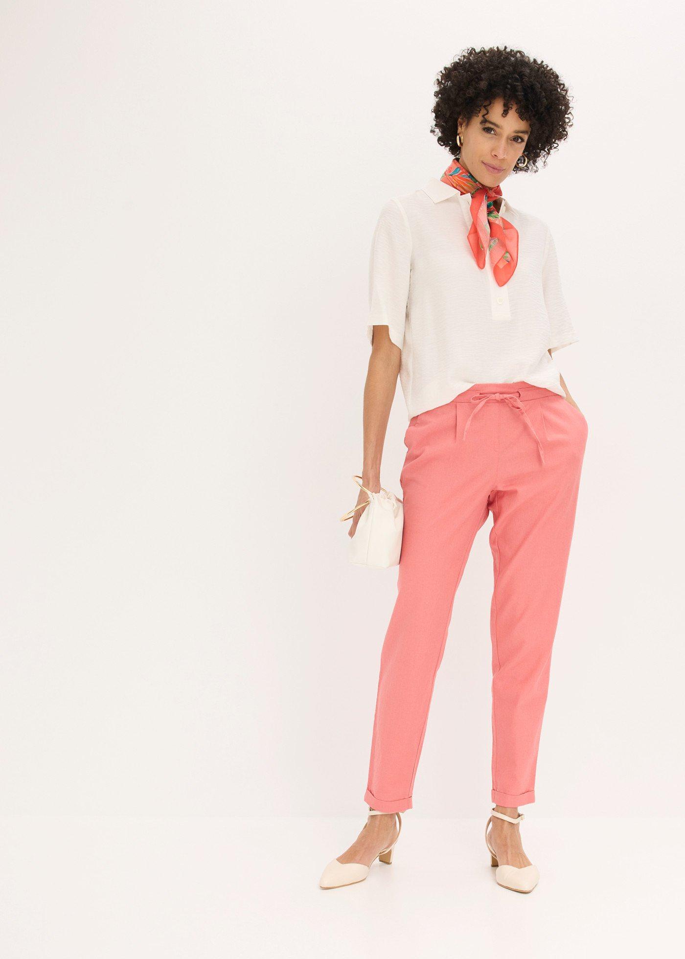 Spodnie lniane - Bonprix