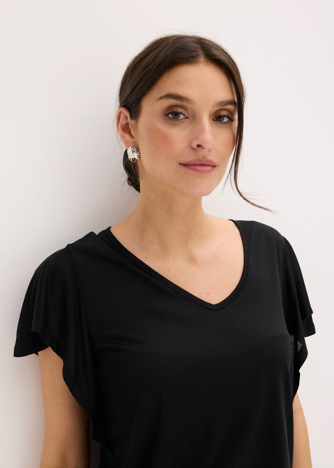 T-shirt z miękkiej wiskozy - Bonprix