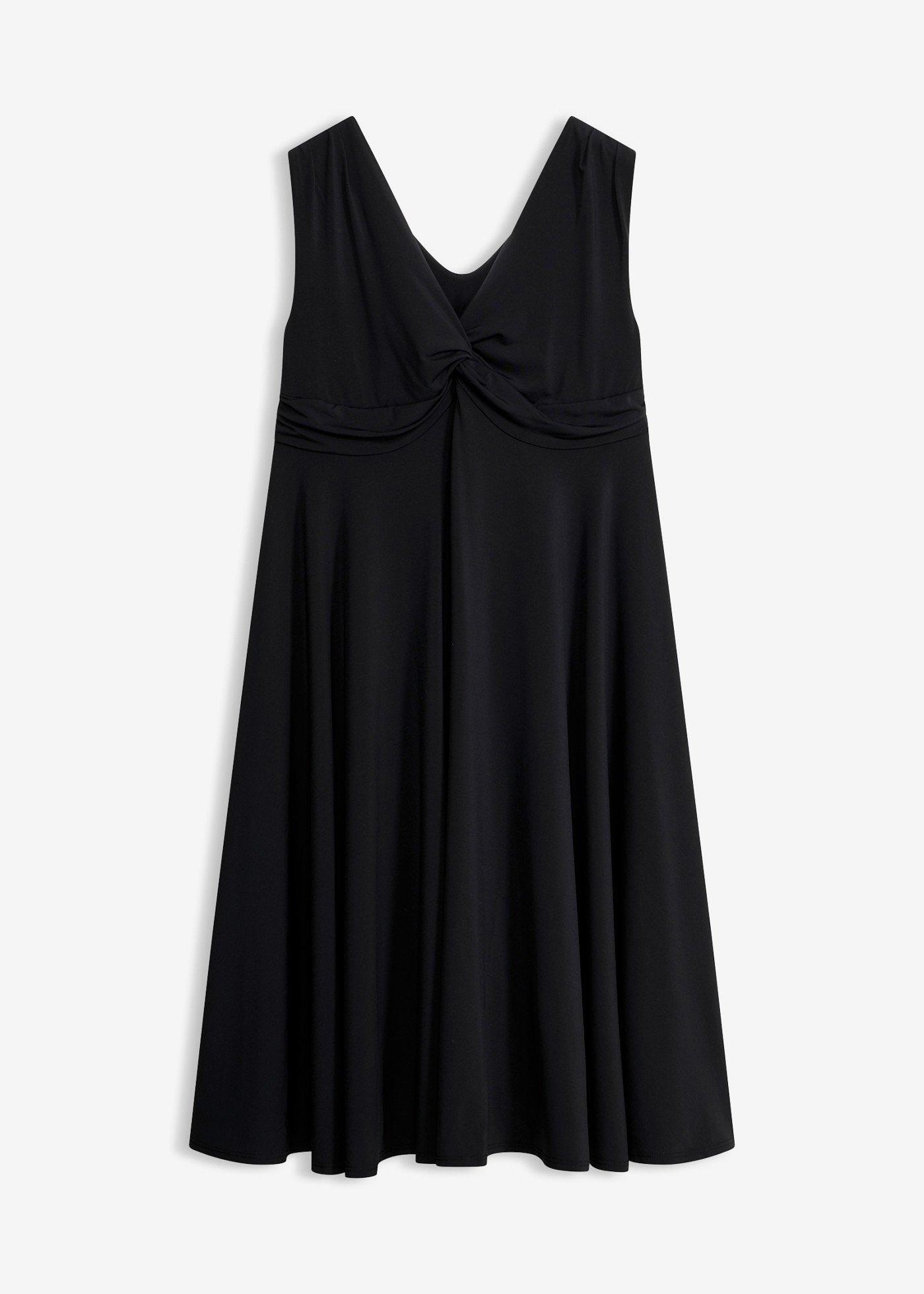Robe en jersey avec décolleté en V