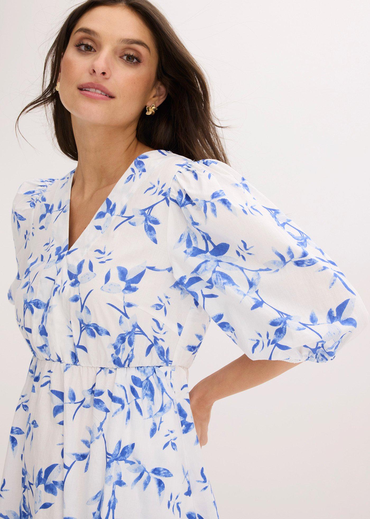 Sukienka mini z czystej bawełny - Bonprix