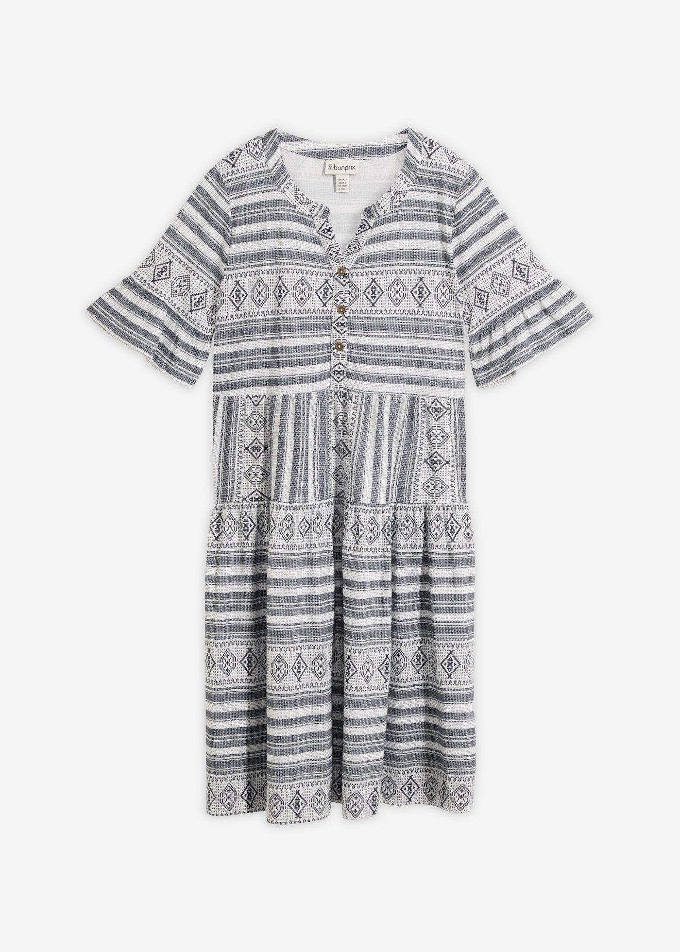 Rochie din tricot, din material fluid cu viscoză