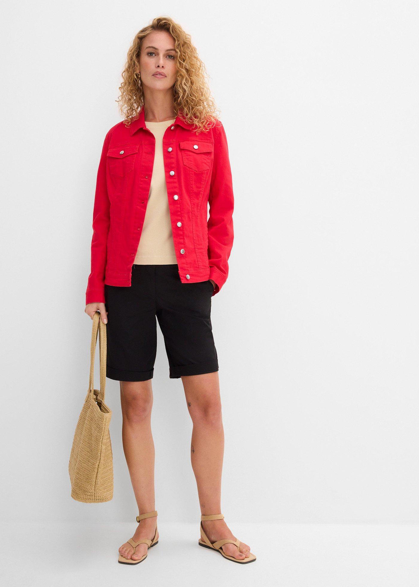 Bermudy ze stretchem - Bonprix