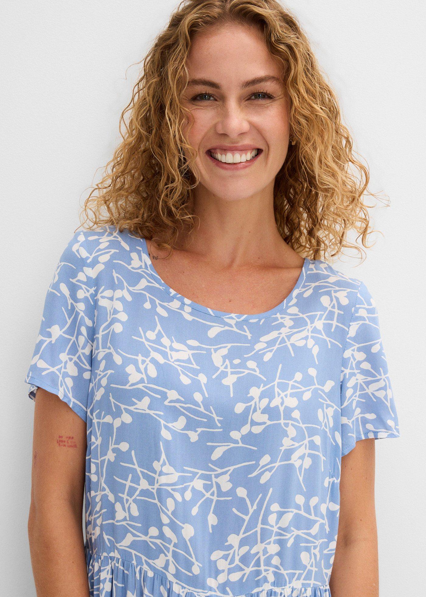 Sukienka mini z lejącej wiskozy - Bonprix