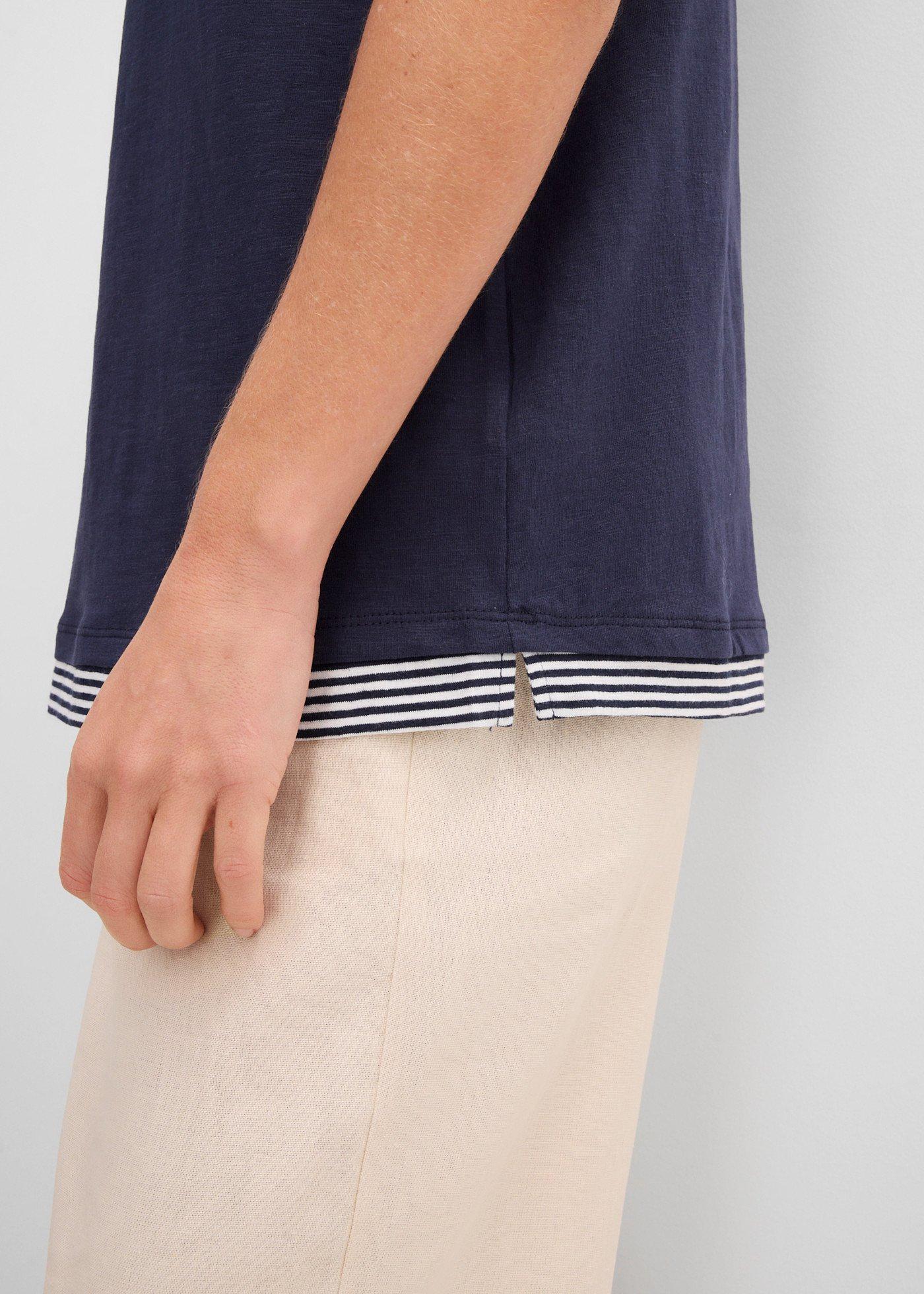 Shirt 2 w 1, krótki rękaw, z bawełny organicznej - Bonprix
