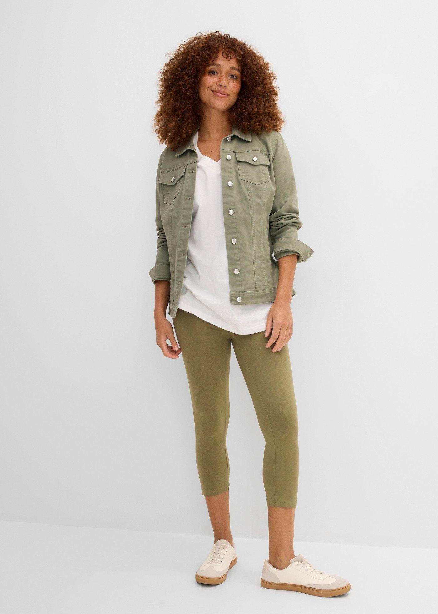 Legginsy rybaczki (2 pary w opak.) - Bonprix