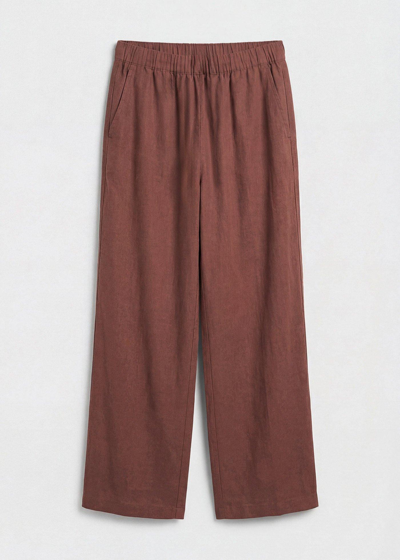 Jupe-culotte en lin majoritaire
