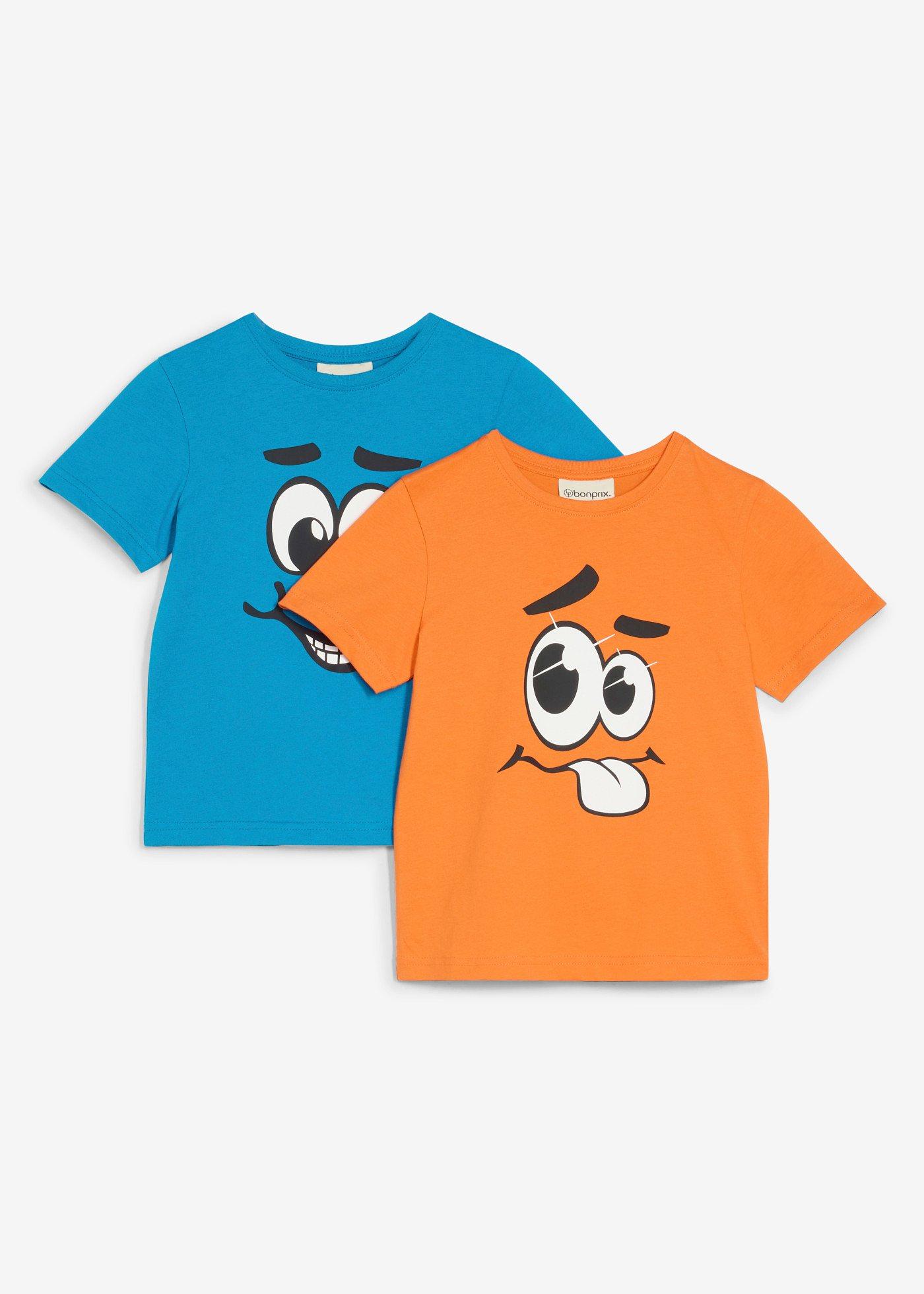 T-shirt z bawełną organiczną (2 szt.) - Bonprix