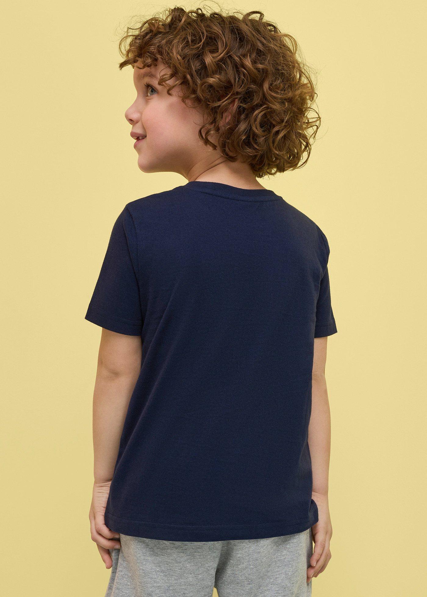 T-shirt z czystej bawełny organicznej zdobiony dwustronnymi cekinami - Bonprix