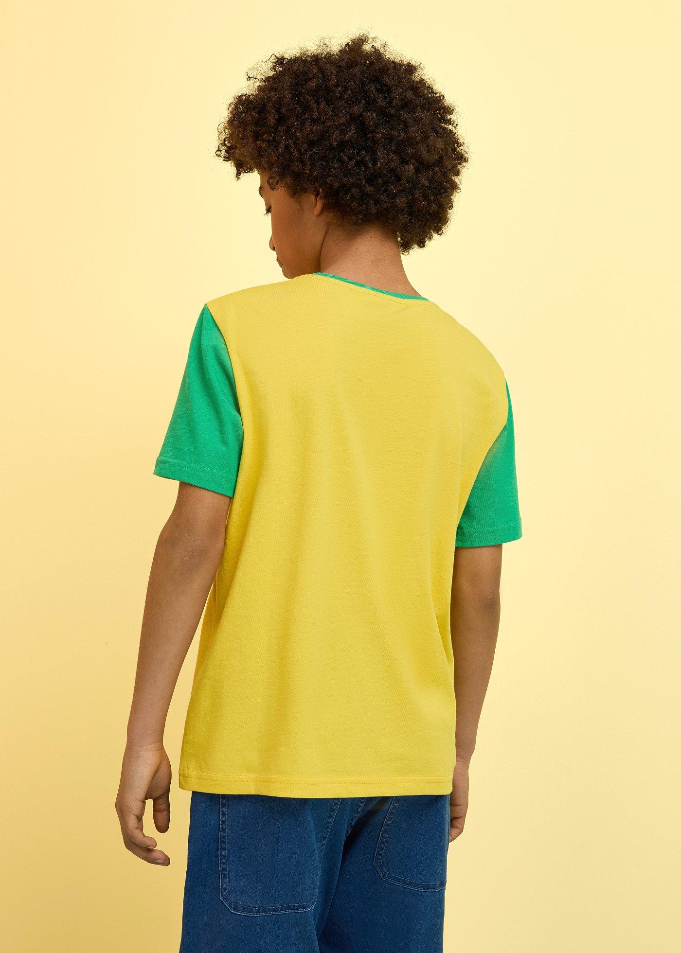 T-shirt brazylijskiej drużyny futbolowej, z czystej bawełny organicznej - Bonprix