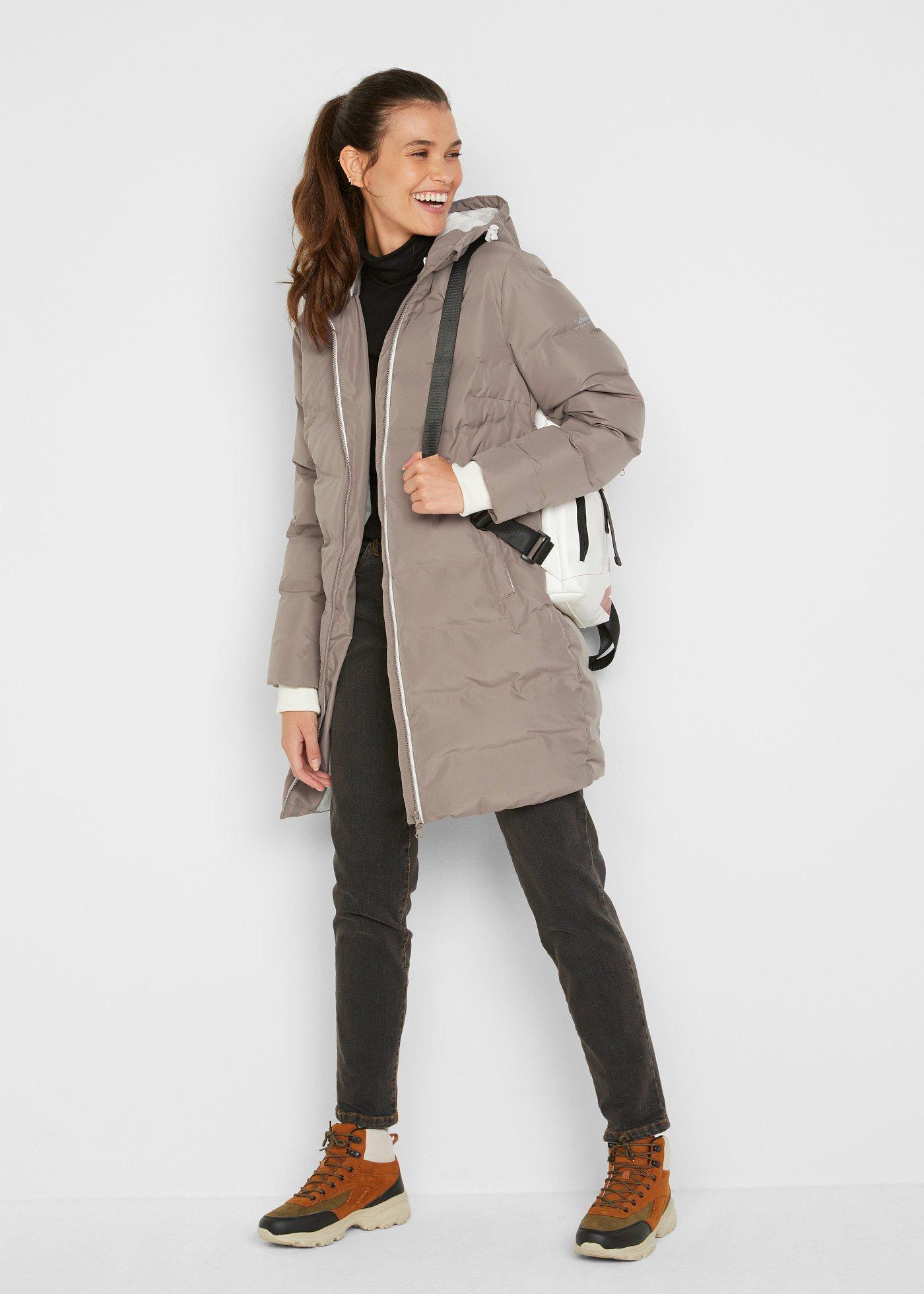 Dżinsy ze stretchem Mom, mid waist, long - Bonprix