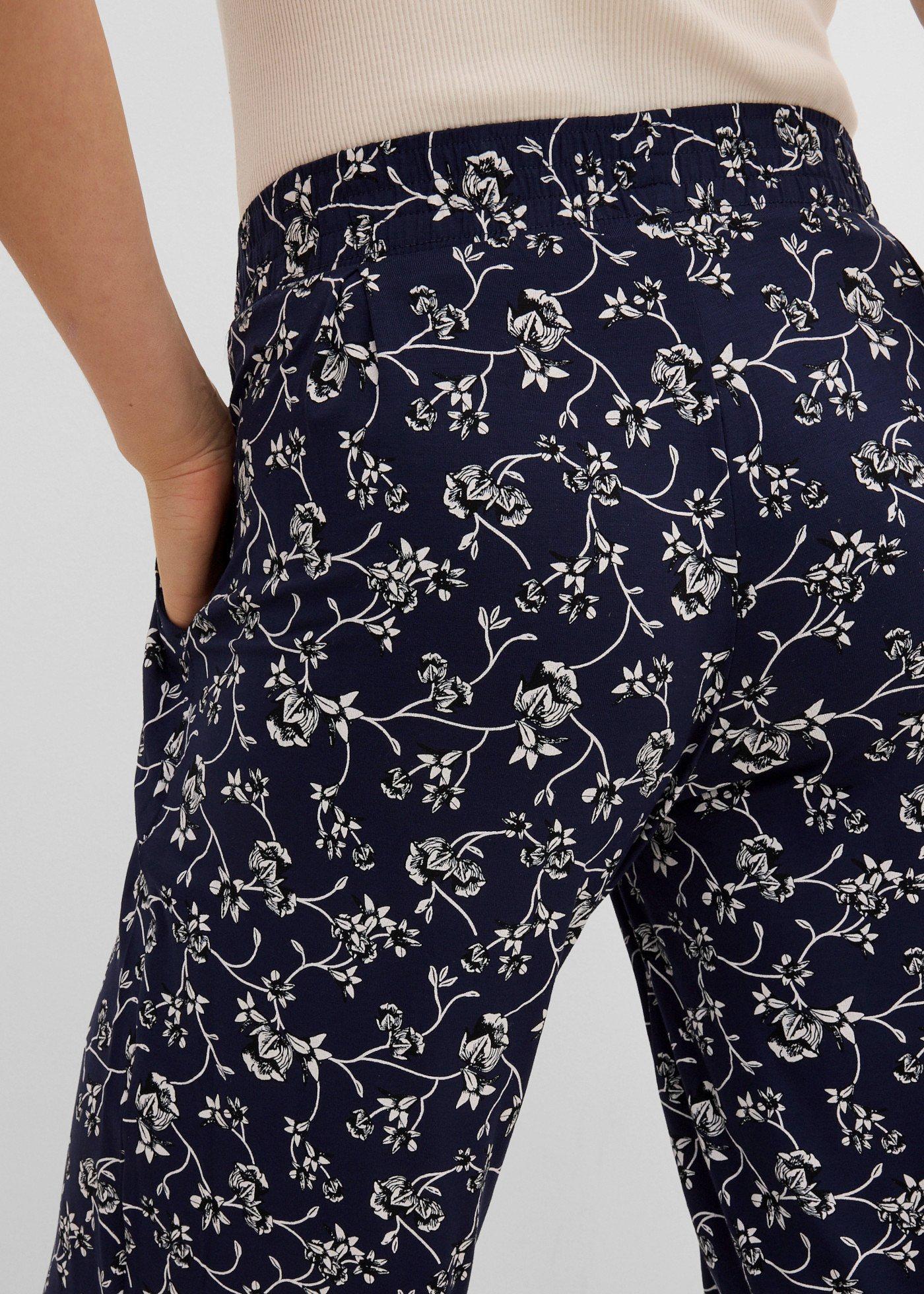 Spodnie palazzo z mieszanki wiskozy - Bonprix