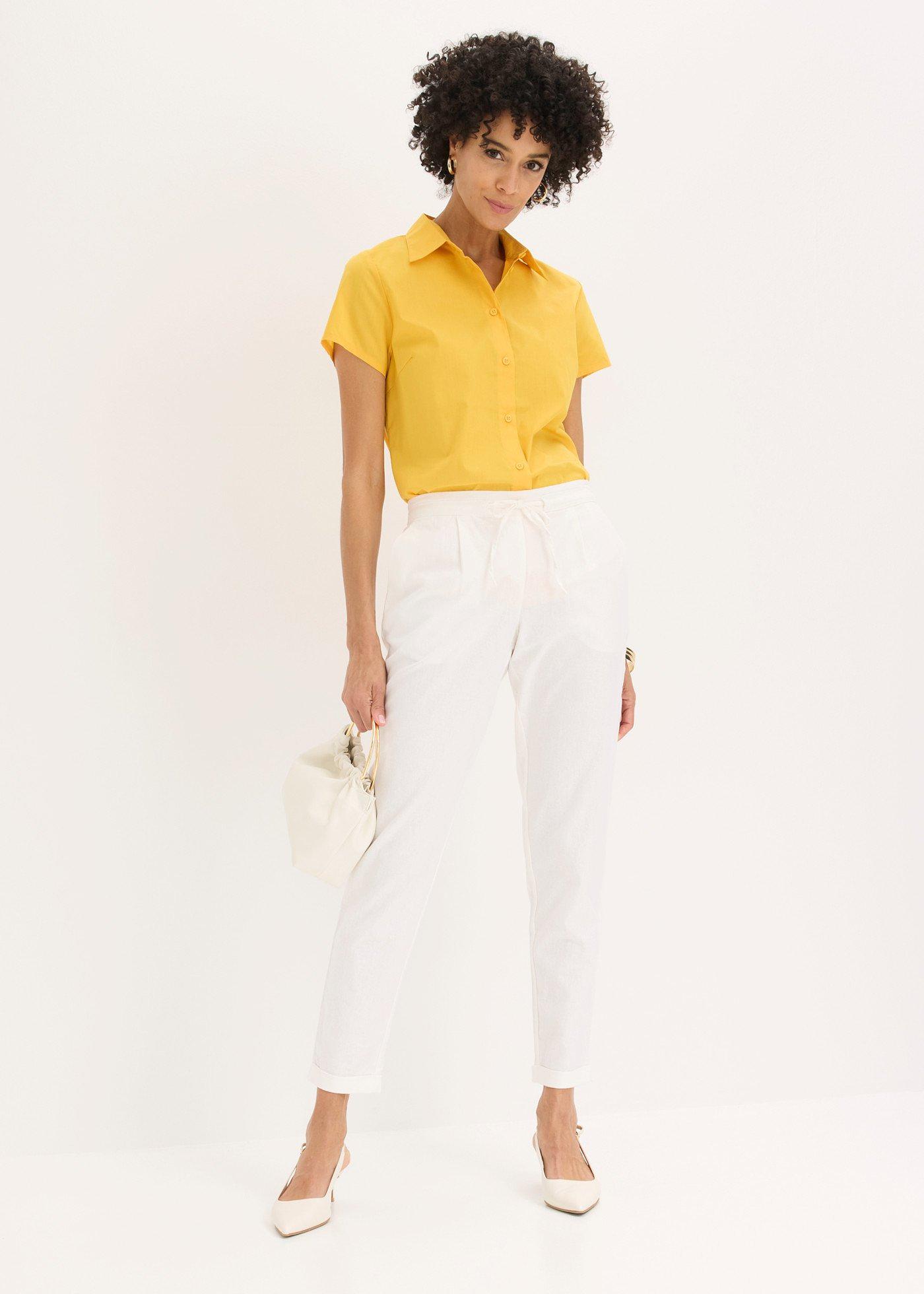 Spodnie lniane - Bonprix