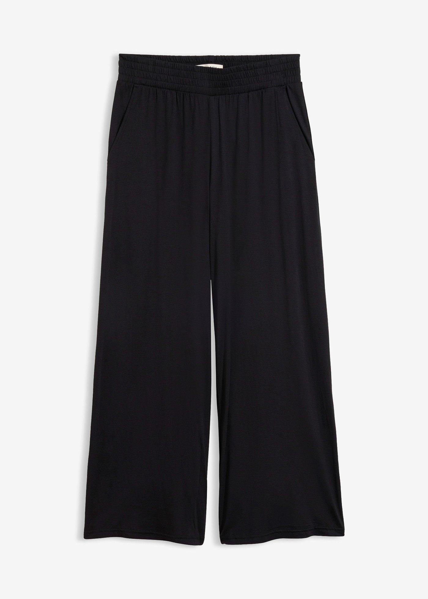 Pantaloni 7/8 din jerse cu viscoză fluidă