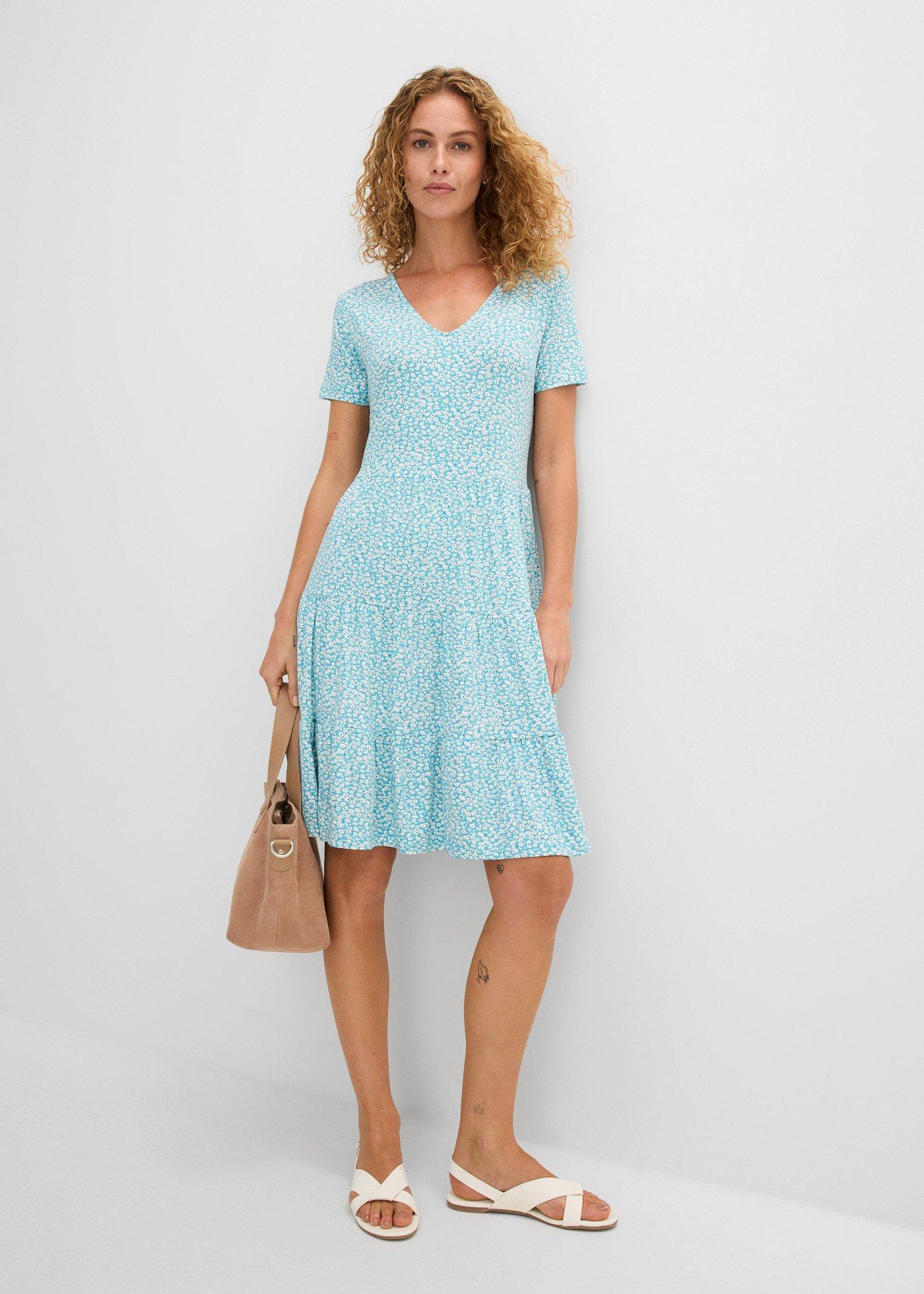 Sukienka z dżerseju, z mieszanki wiskozy - Bonprix