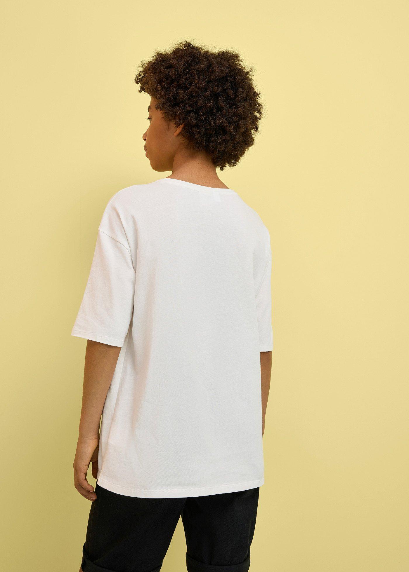 T-shirt z serii Smiley World, z czystej bawełny, loose fit - Bonprix