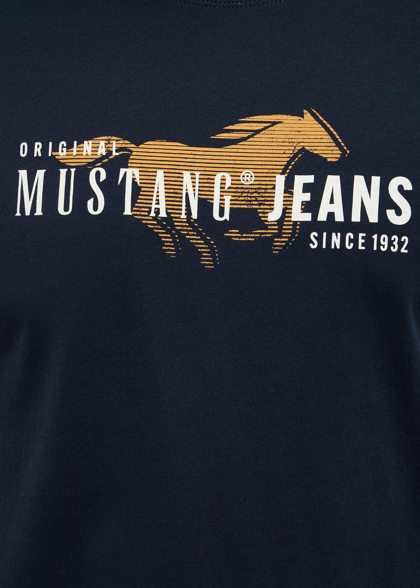 T-shirt Mustang Alex z czystej bawełny organicznej - Bonprix