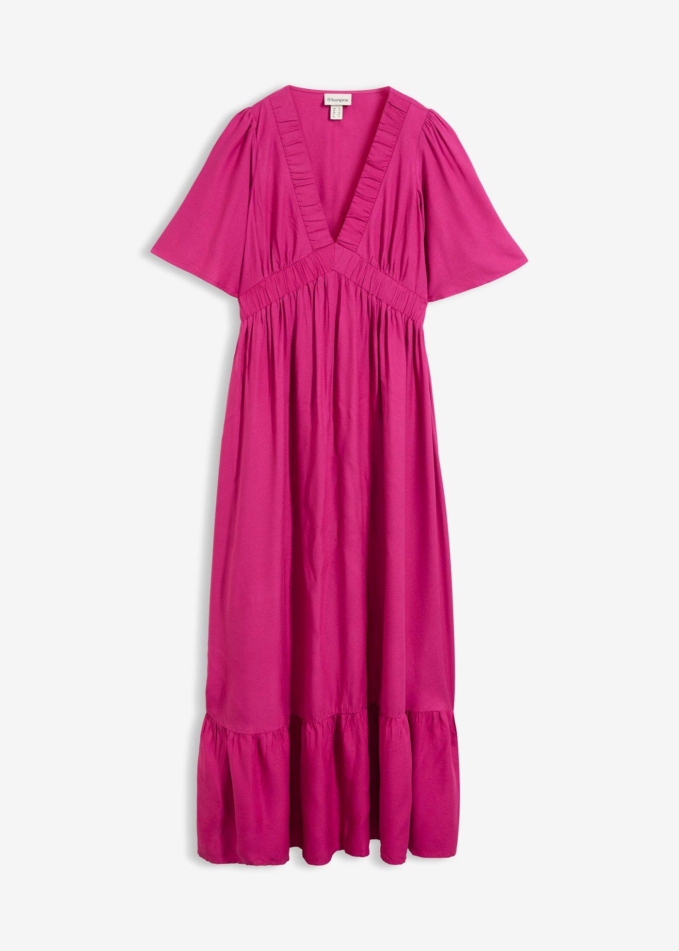 Robe longue en viscose fluide