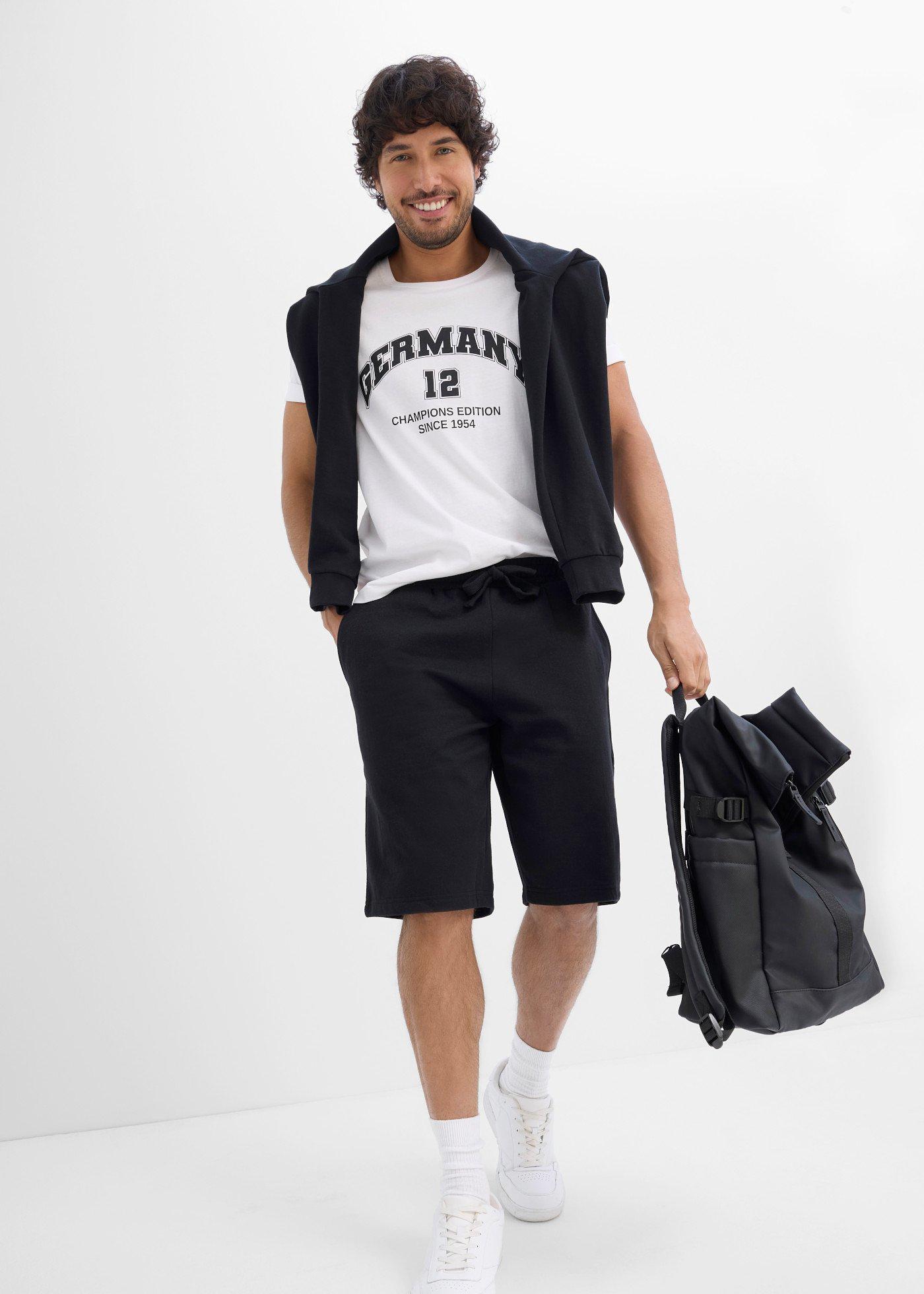 Bermudy dresowe o kroju loose fit (2 pary) - Bonprix