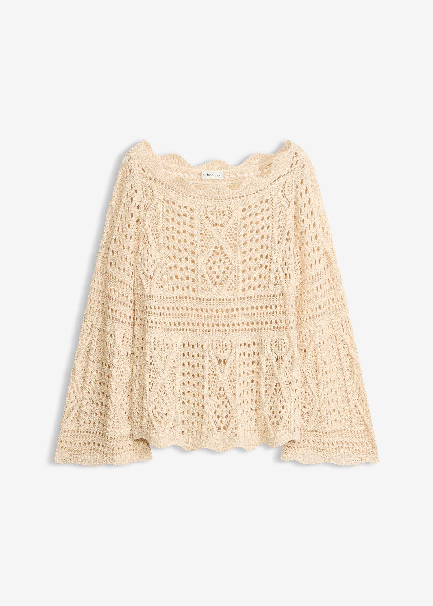 T-shirt en maille ajourée