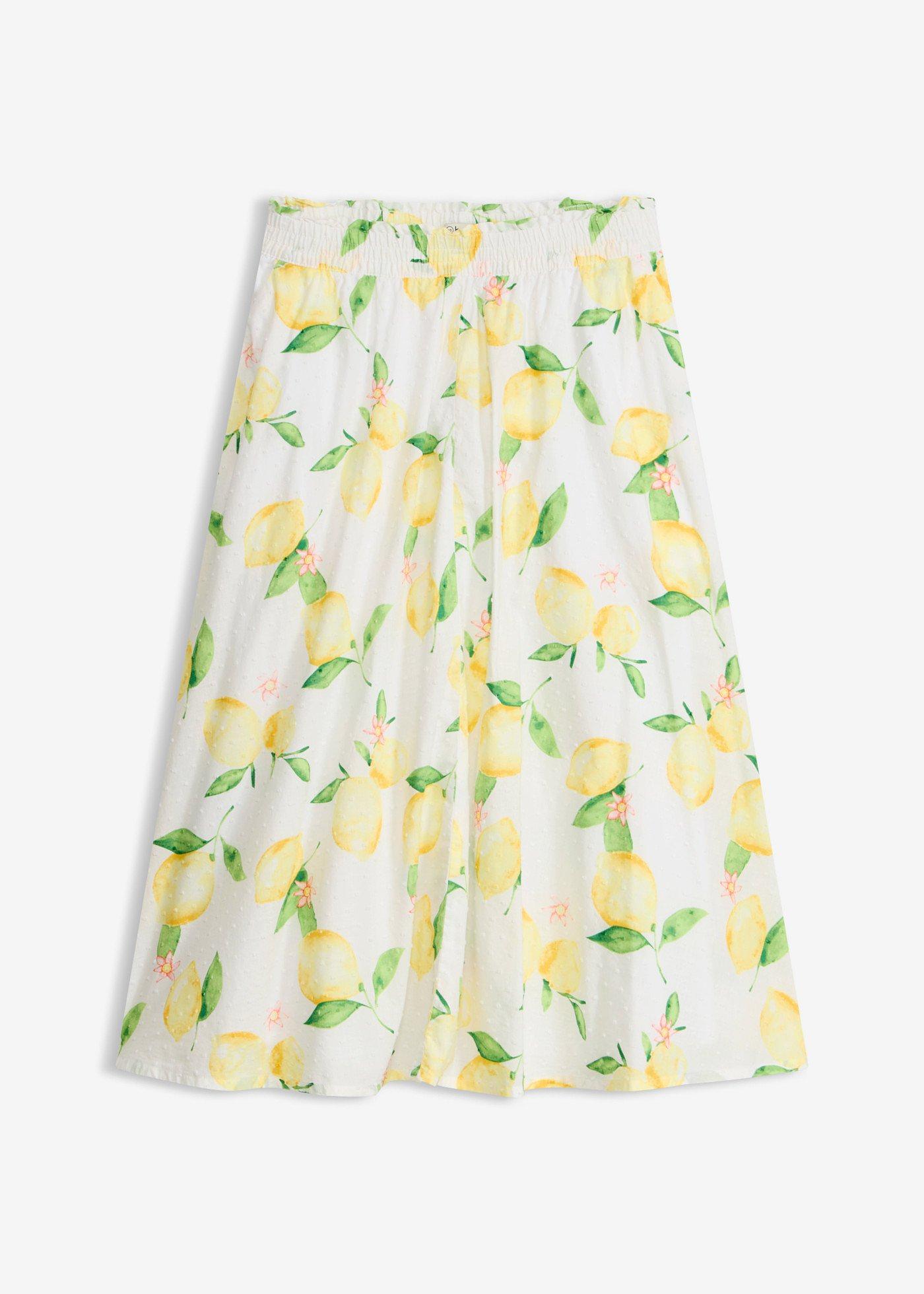 Jupe midi 100% coton