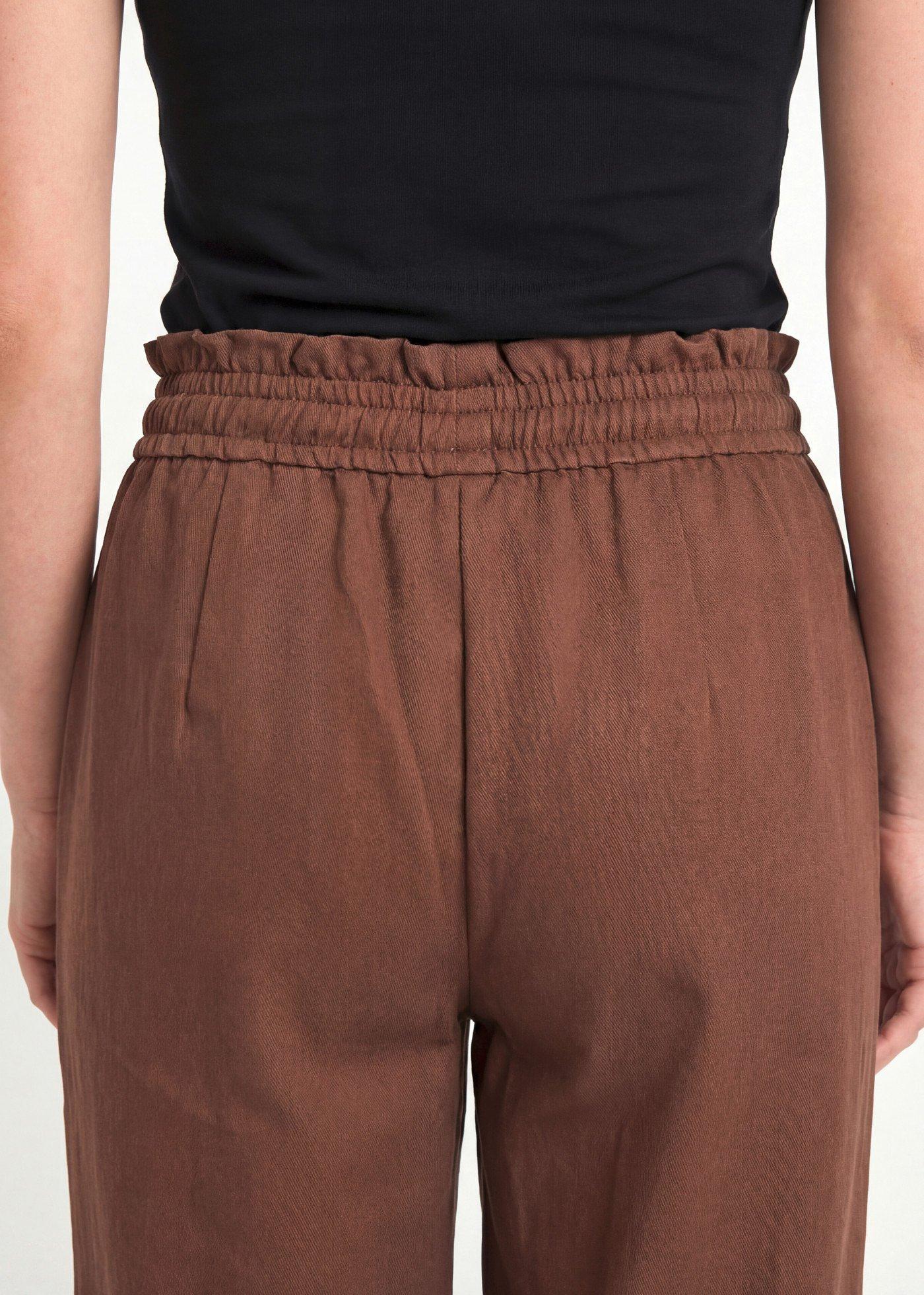 Spodnie culotte z lejącej mieszanki lyocellu - Bonprix