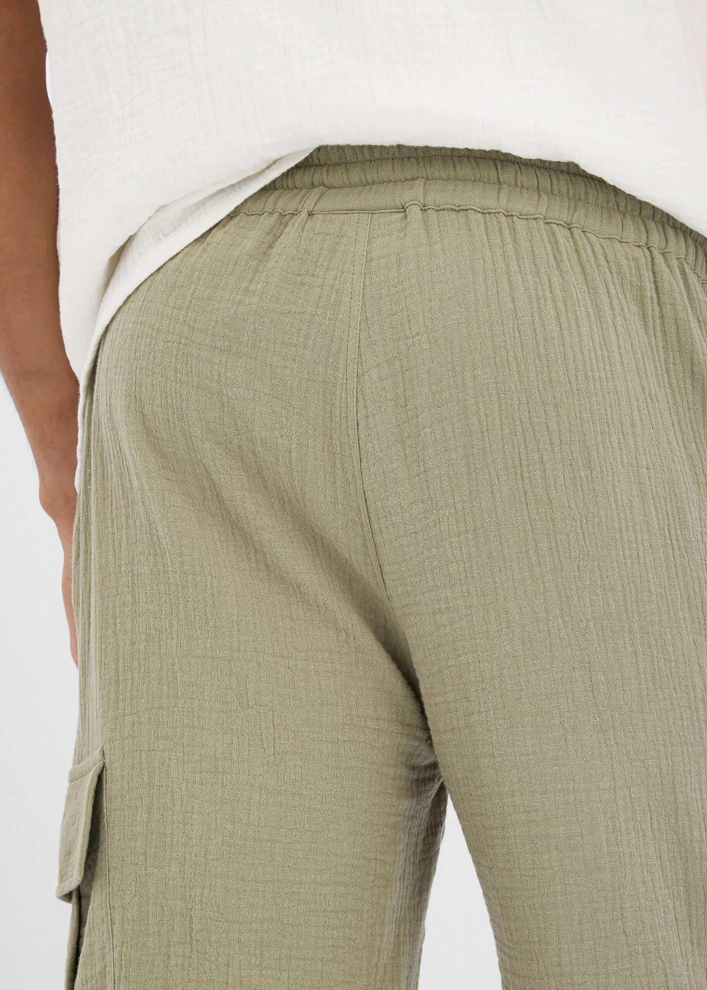 Bermudy regular fit z przewiewnego muślinu - Bonprix