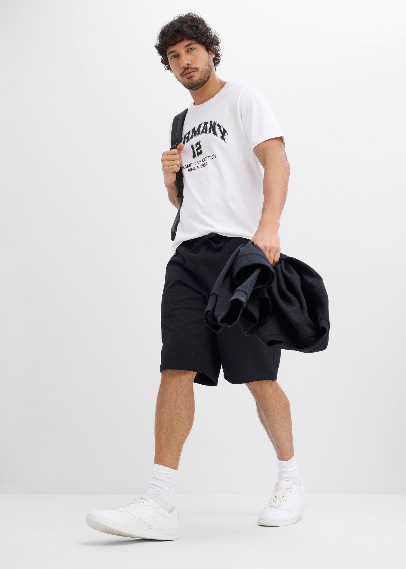 T-shirt z napisem Germany z czystej bawełny - Bonprix
