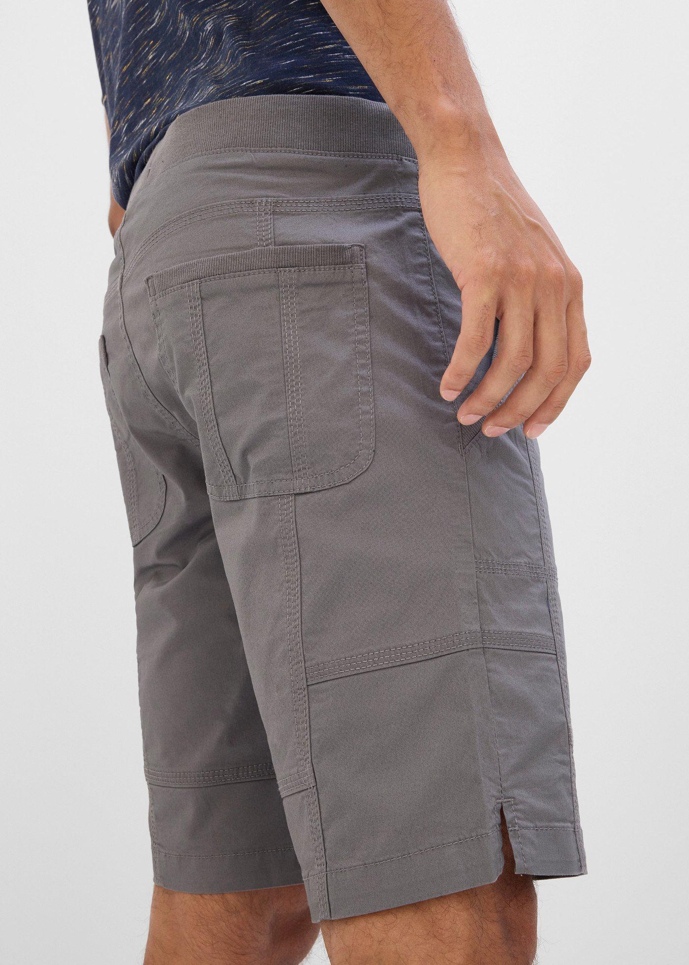 Bermudy ze stretchem z elastyczną talią, regular fit - Bonprix