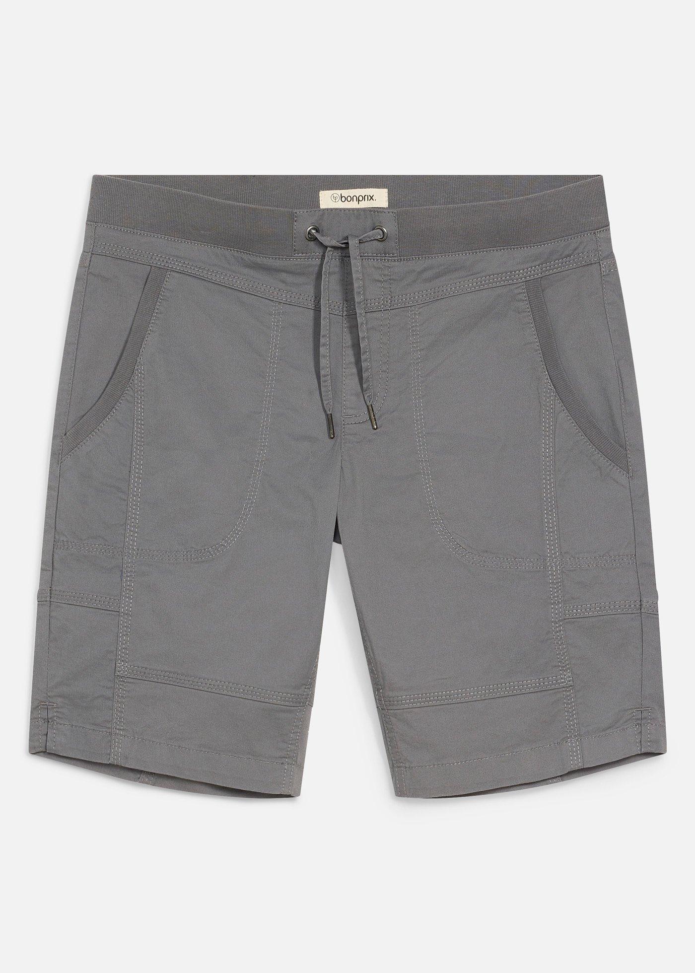 Bermuda extensible à taille élastiquée, regular