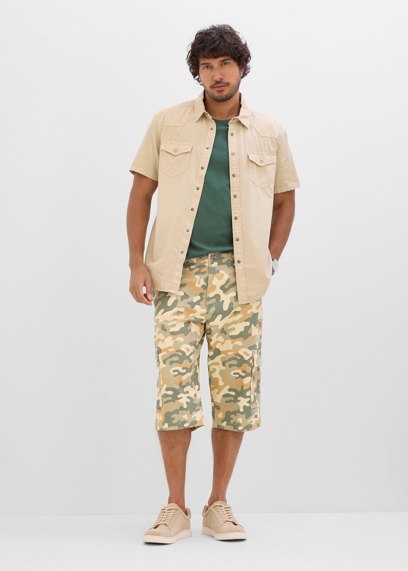 Bermudy bojówki, loose fit - Bonprix