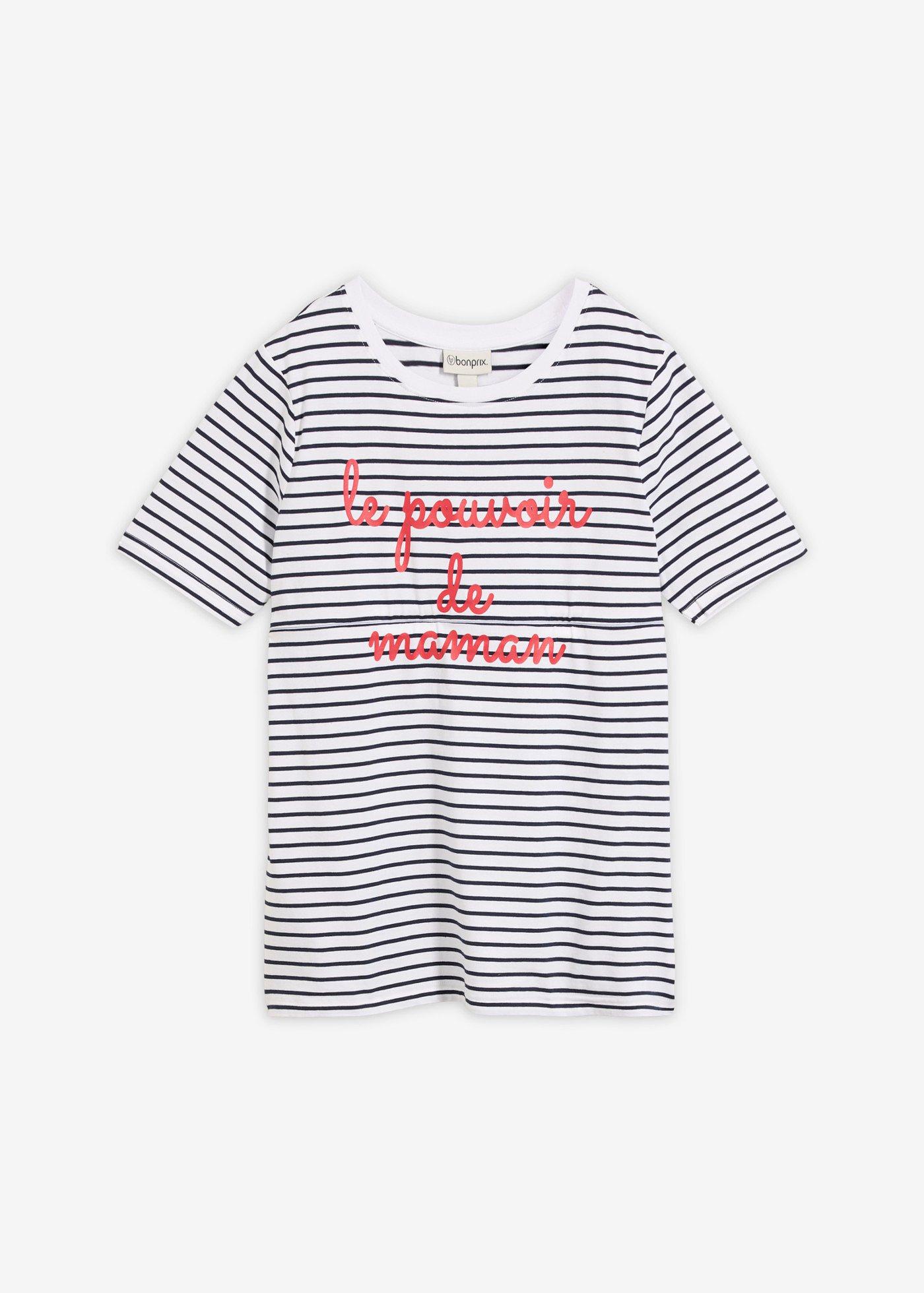 T-shirt de grossesse et d’allaitement en coton
