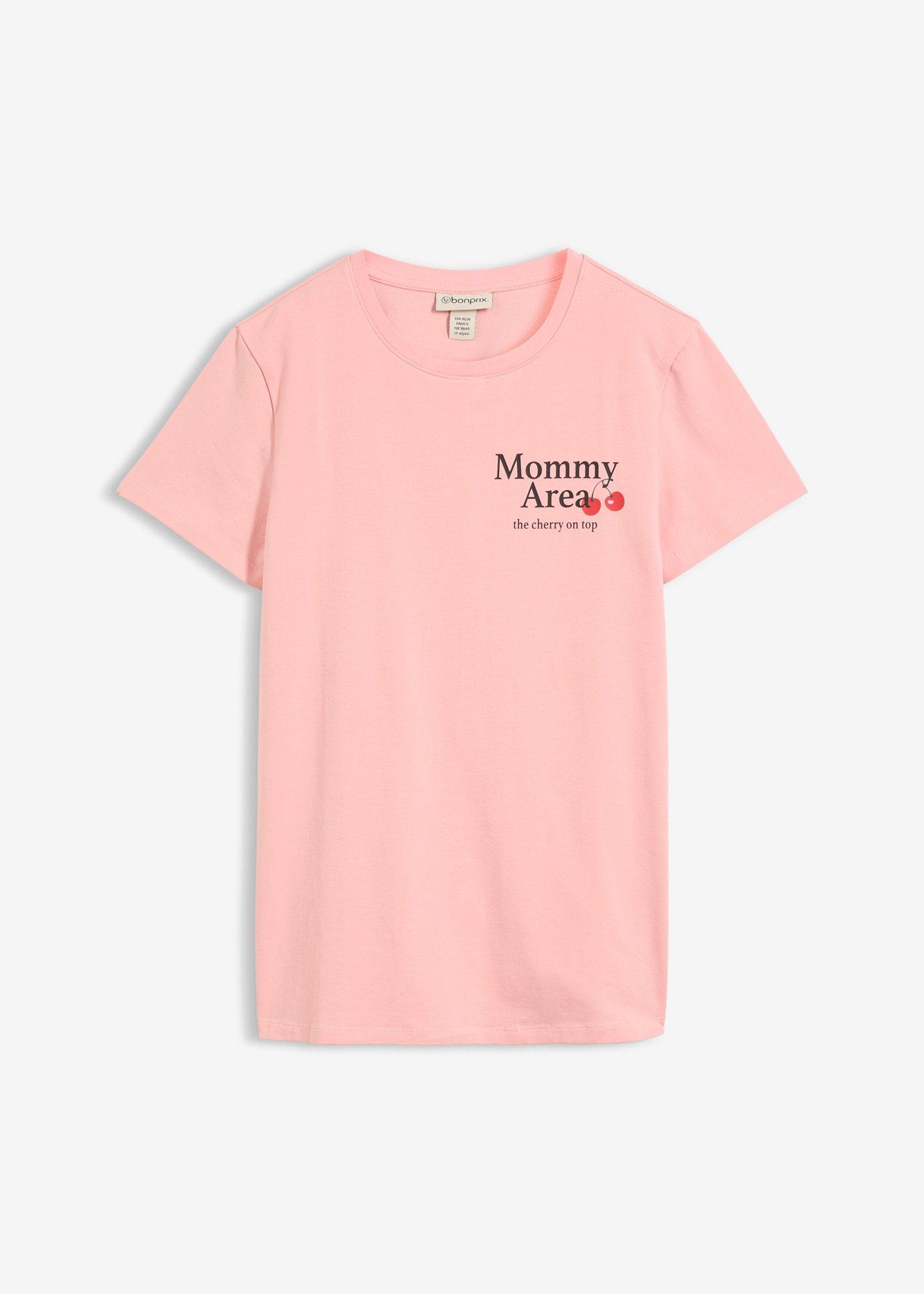T-shirt de grossesse et d’allaitement, oversize, imprimé dos