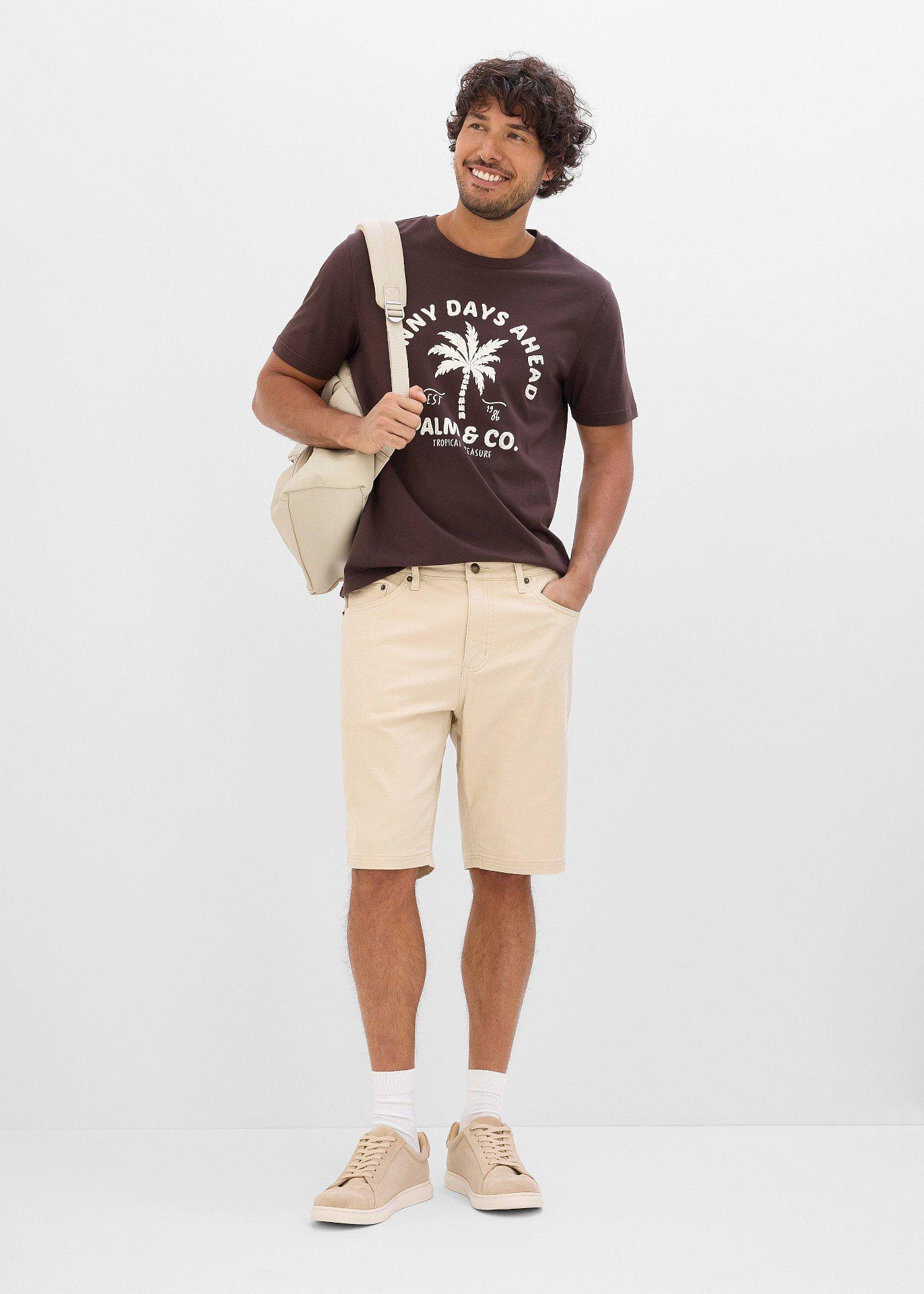 Bermudy ze stretchem, classic fit - Bonprix