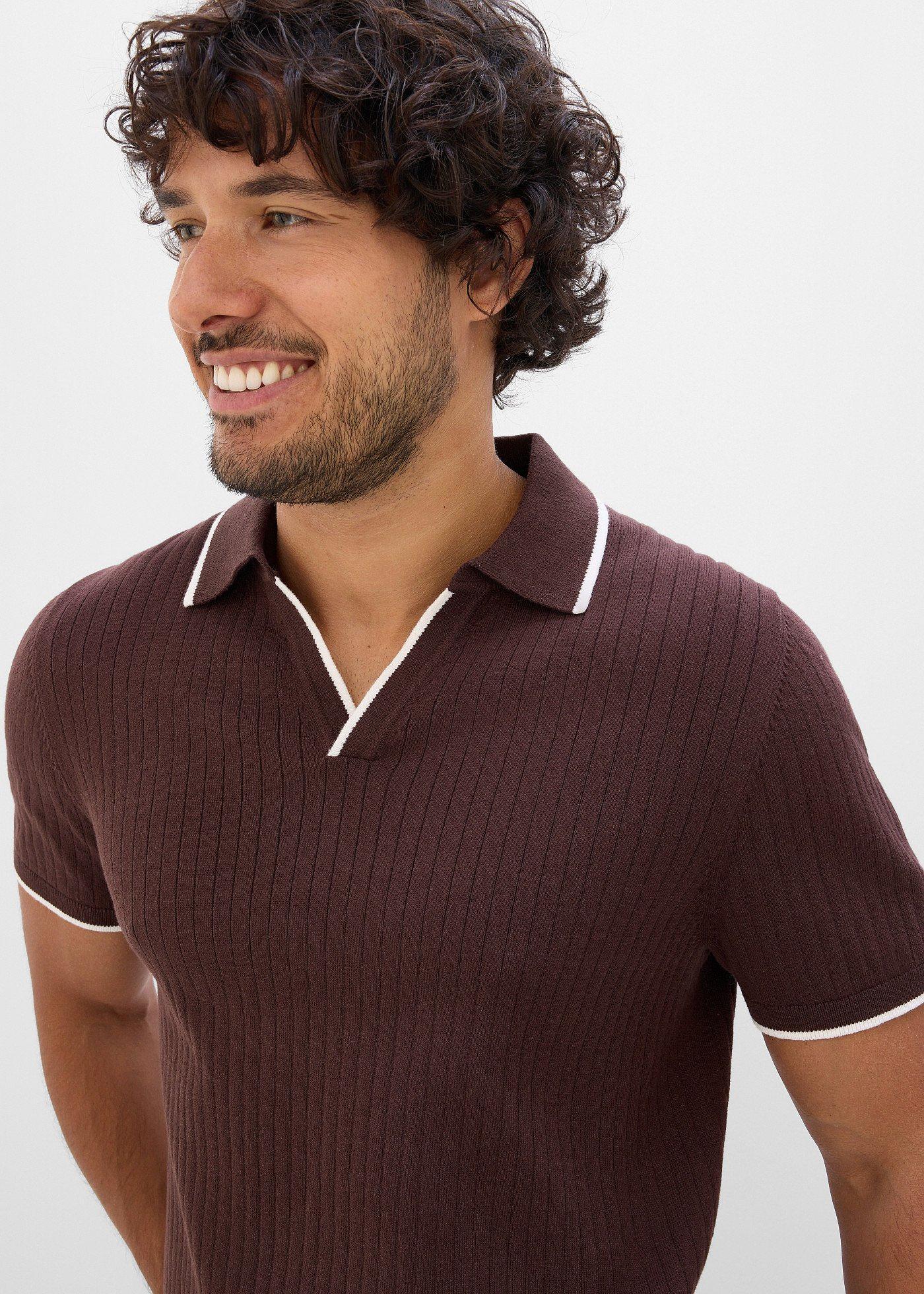 Koszulka polo z dzianiny, regular fit - Bonprix