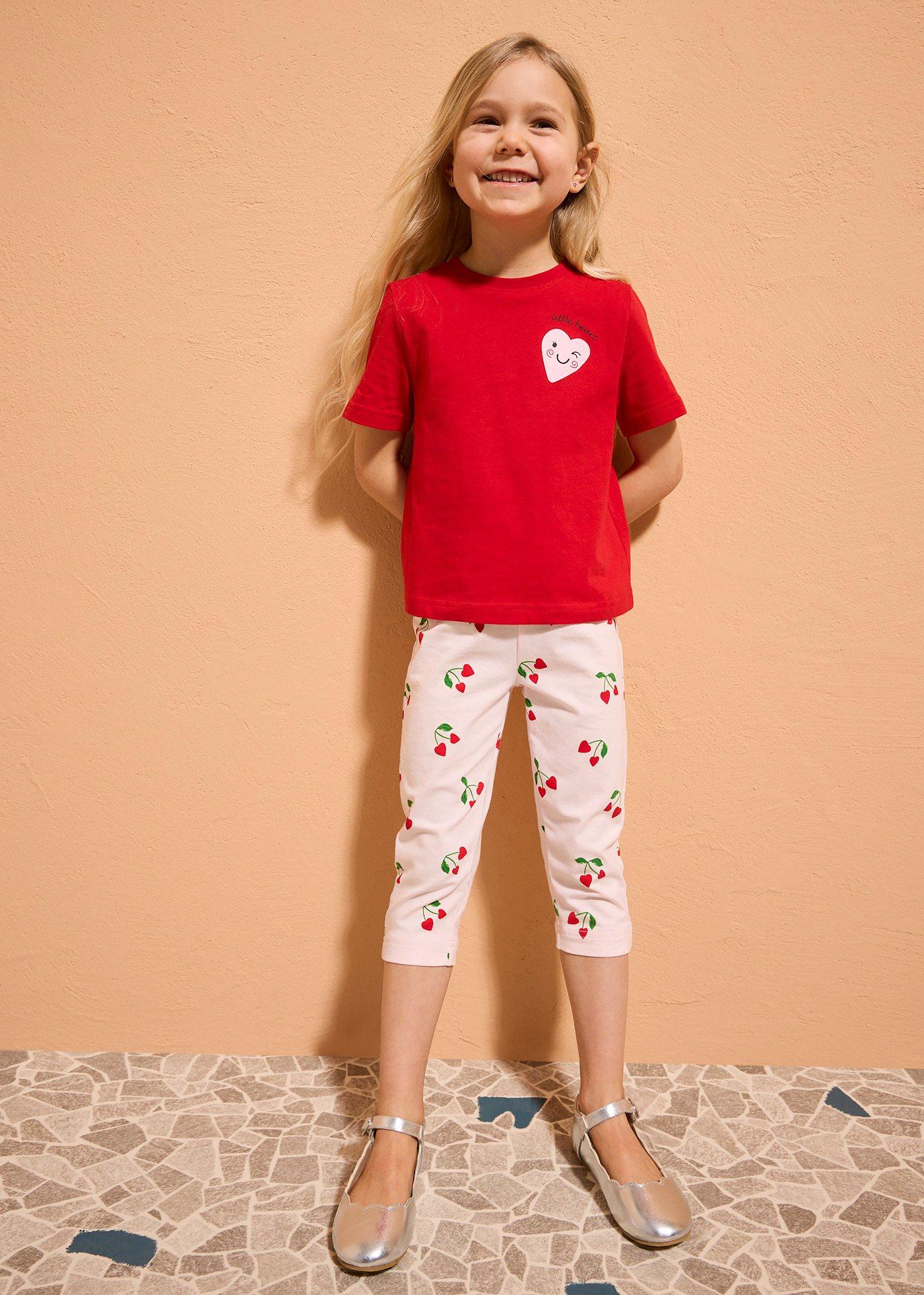 Legginsy rybaczki z elastycznej mieszanki bawełny (3 szt.) - Bonprix