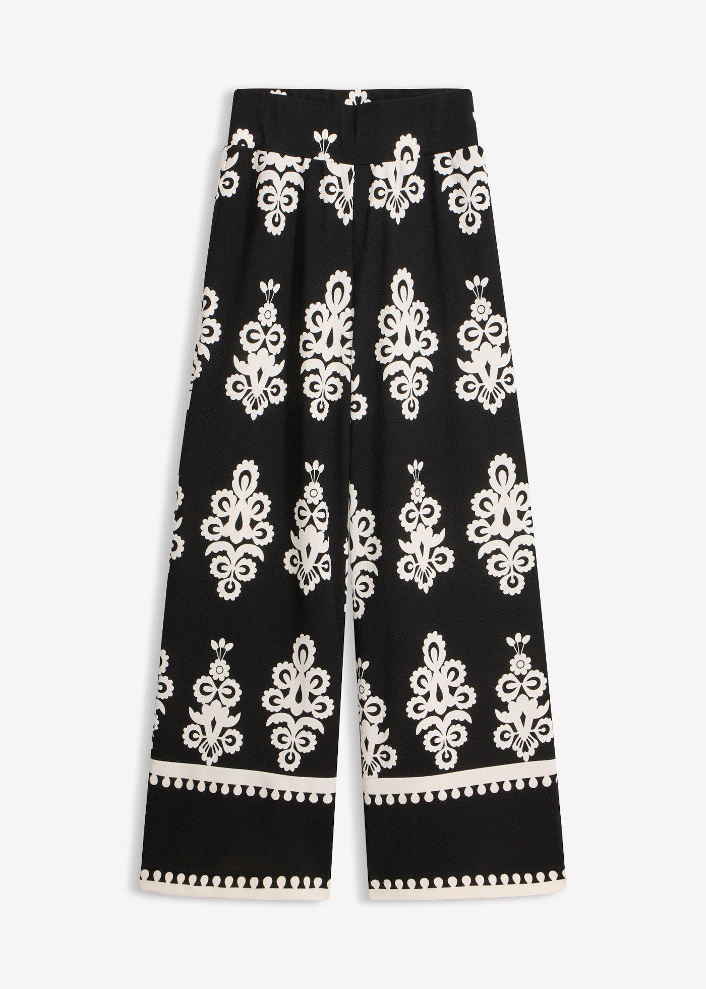 Jersey broek, high waist