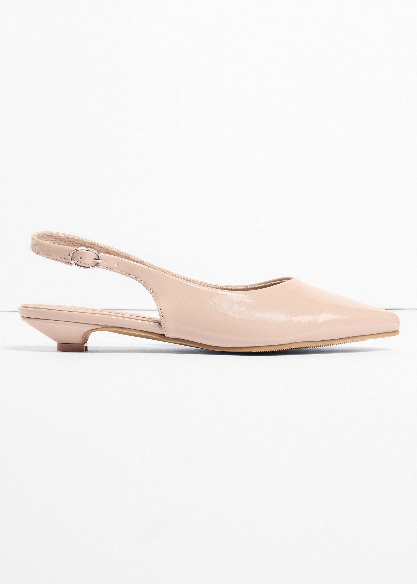 Ballerines slingback vernies