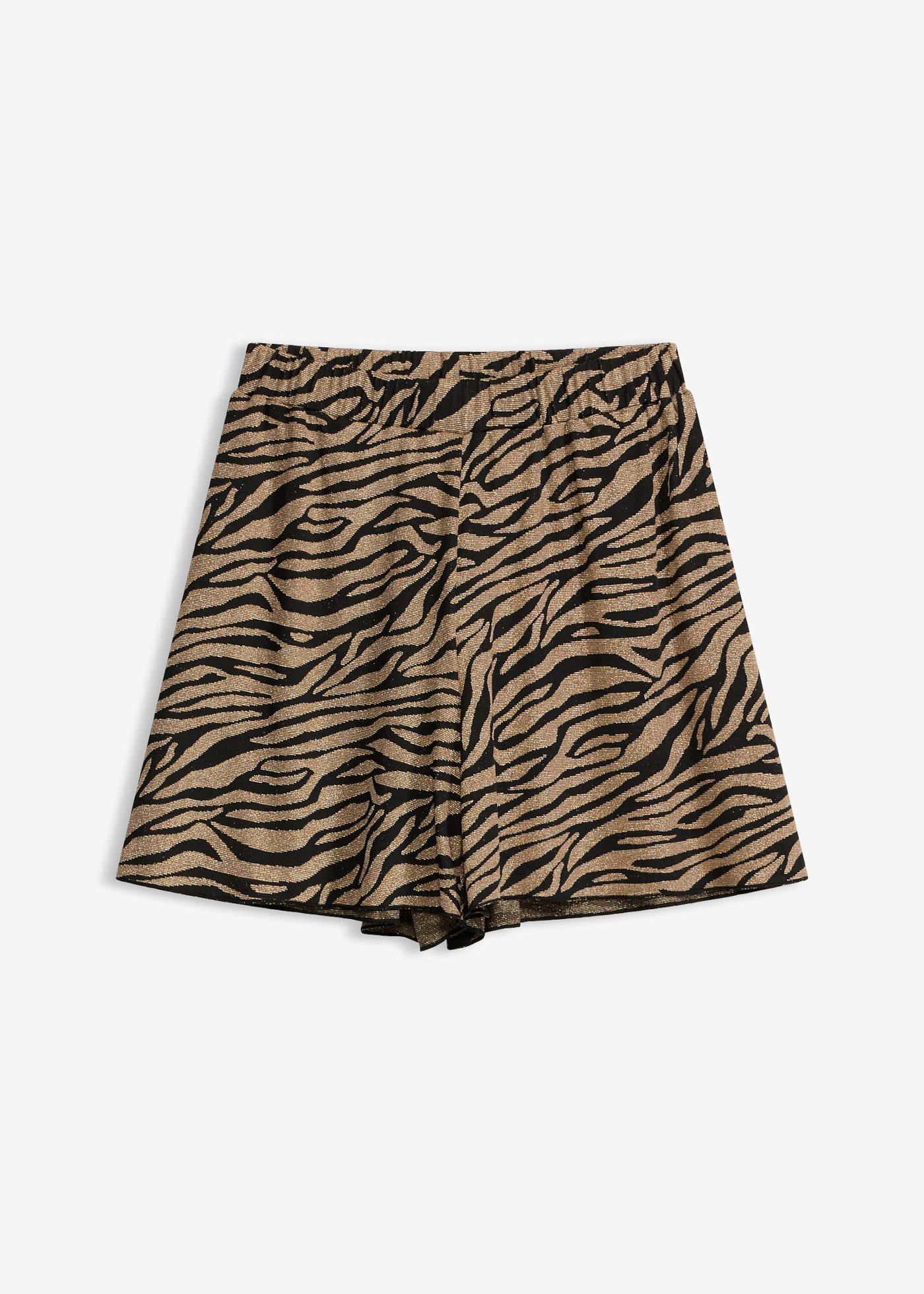 Short de plage en matière brillante