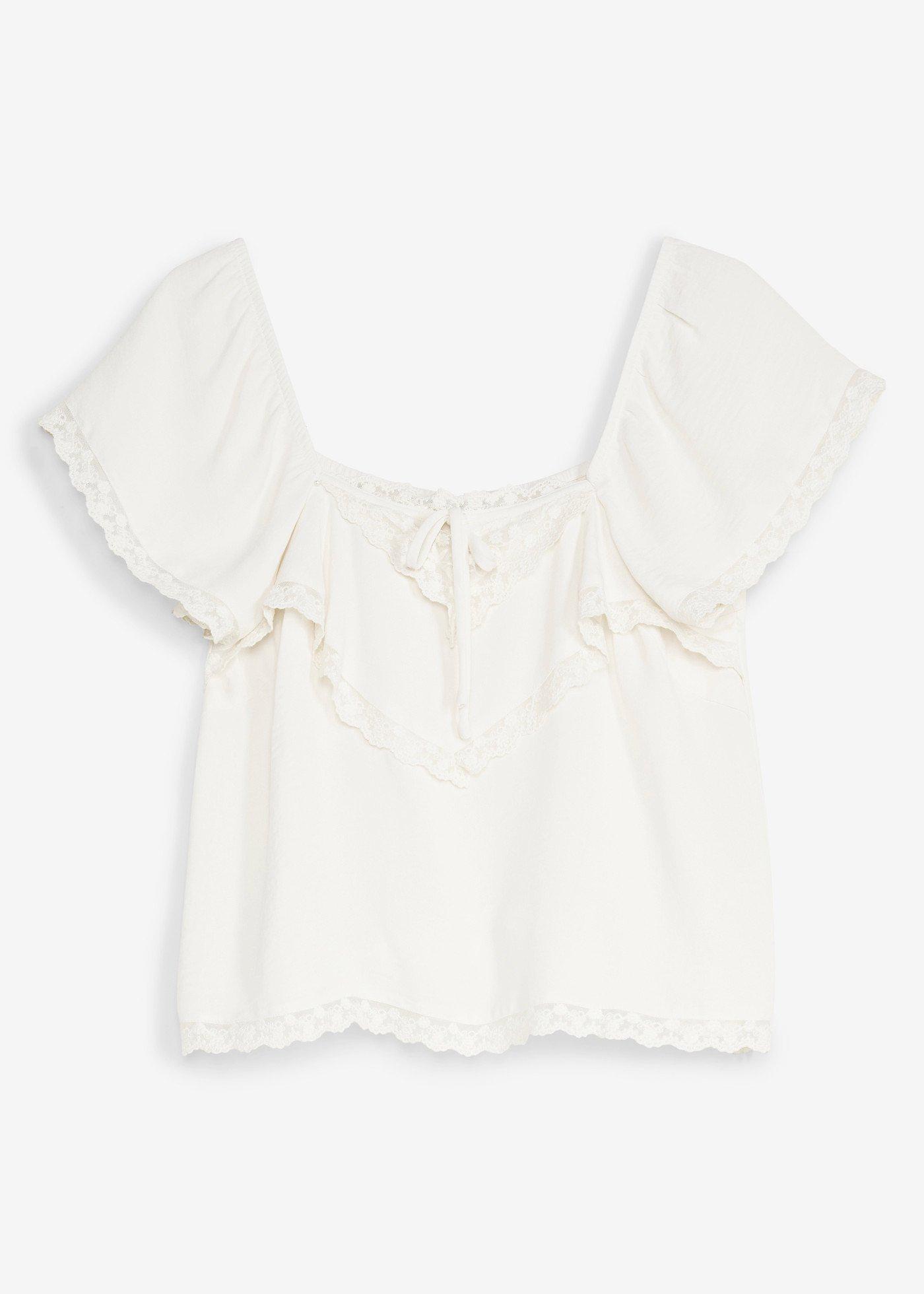 Top blouse en crêpe légère