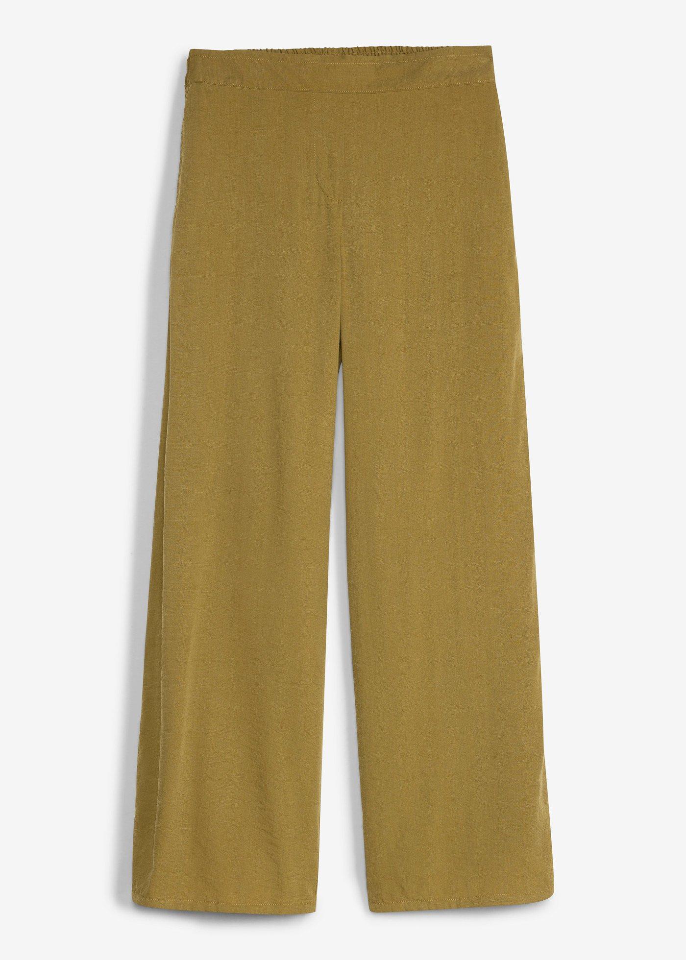 Pantaloni Palazzo din amestec de viscoză