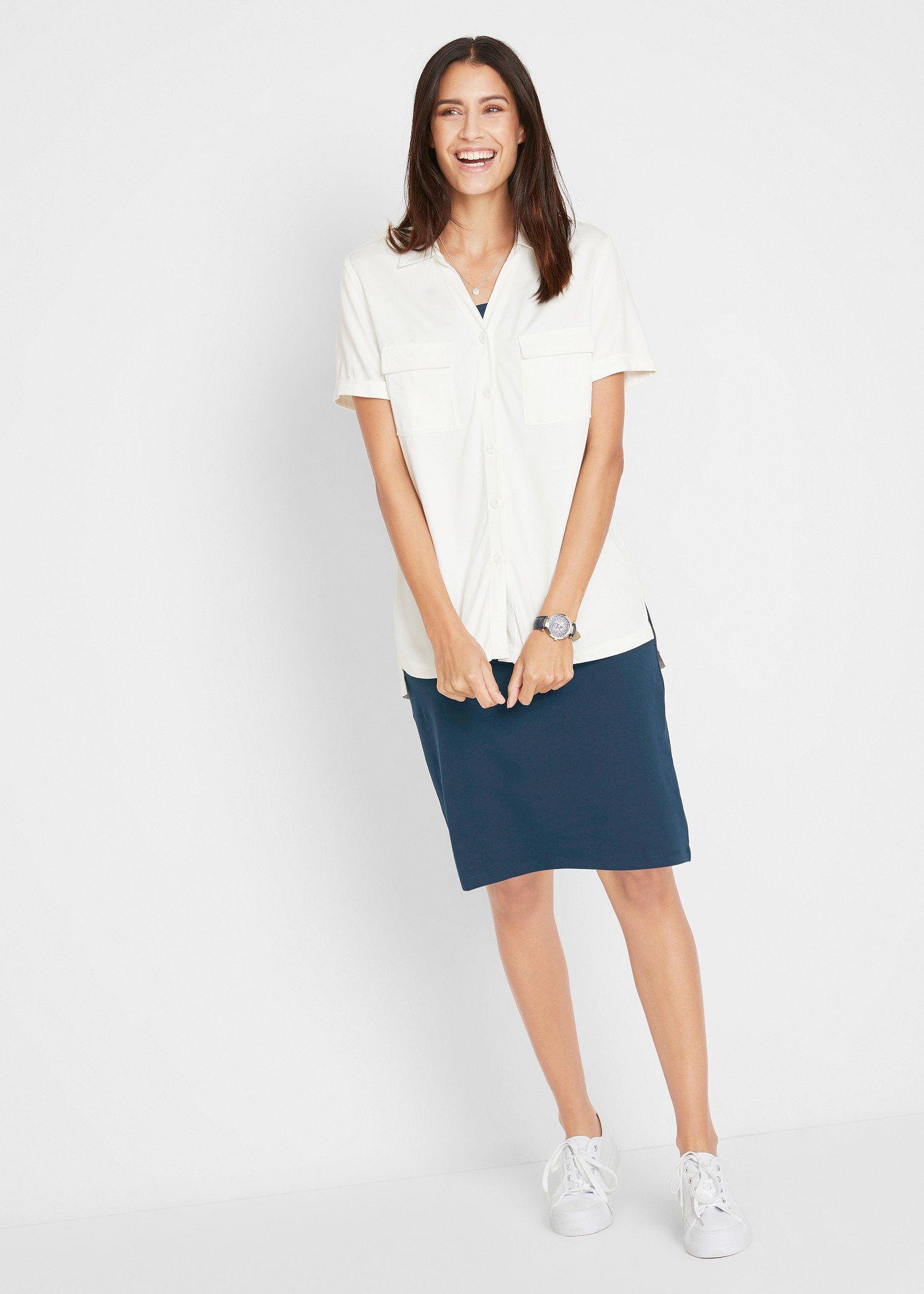 Sukienka shirtowa (2 szt.) - Bonprix