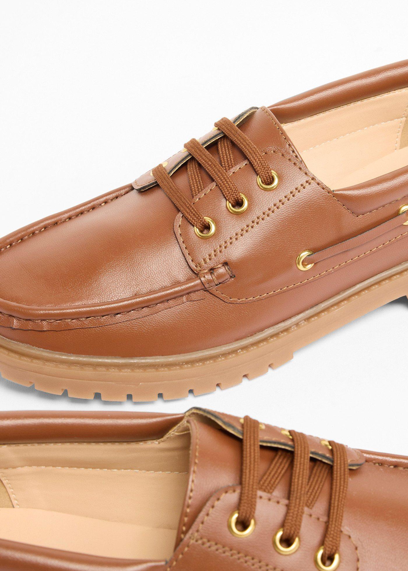 Loafersy ze sznurowaniem - Bonprix
