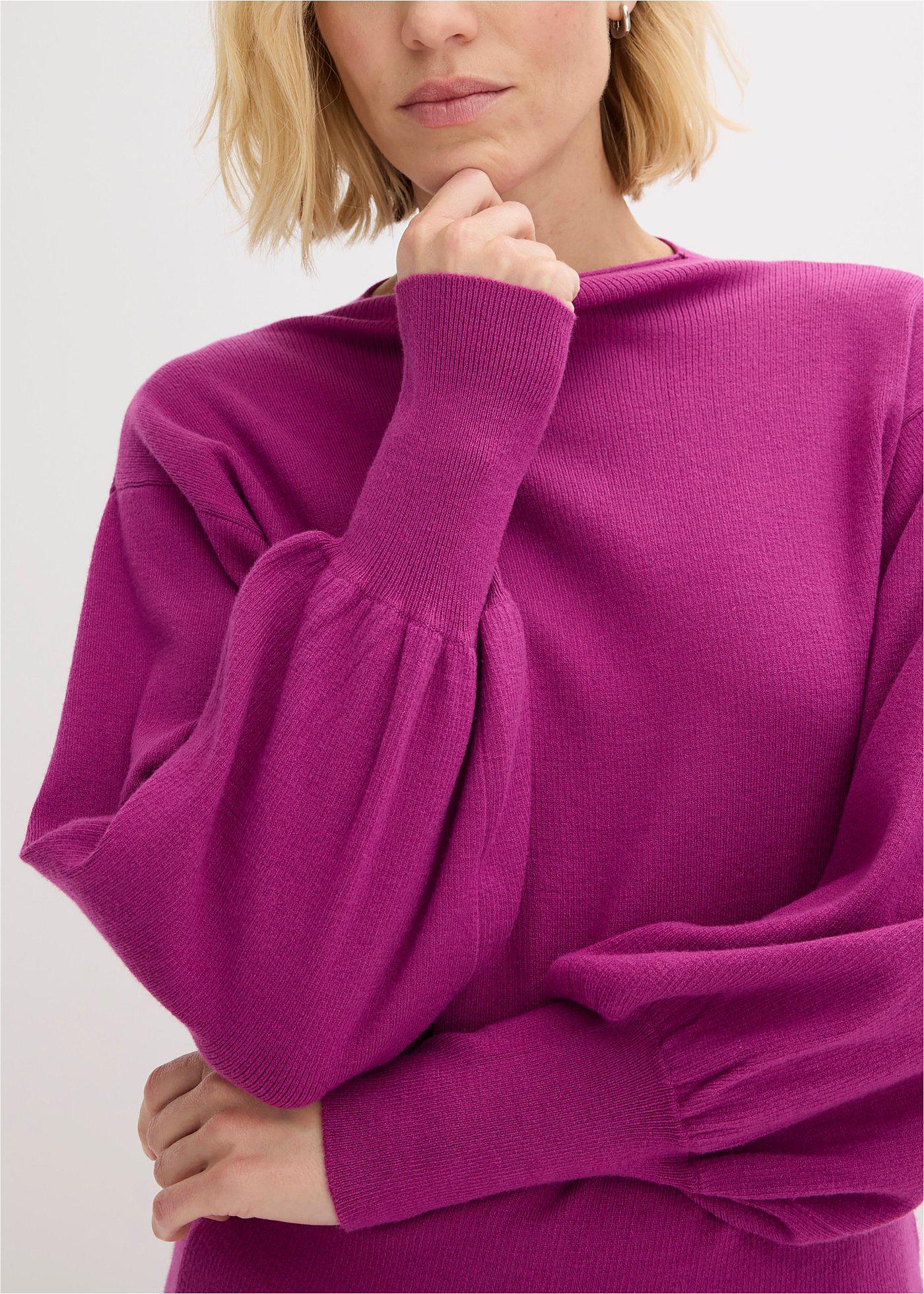 Sweter oversize z mieszanki wiskozy - Bonprix