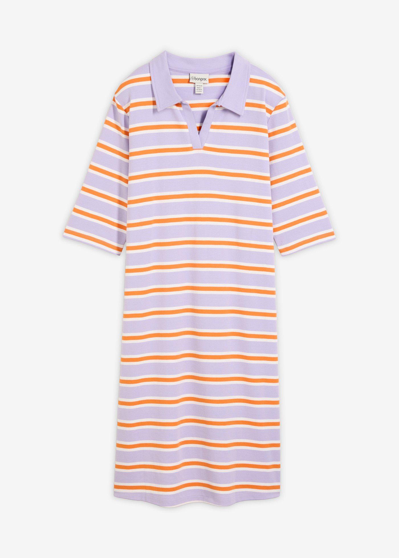 Robe longueur genou à col polo
