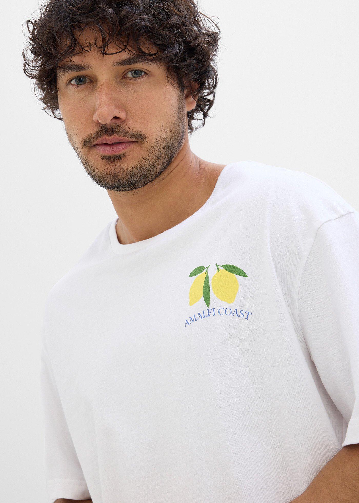 T-shirt z czystej bawełny organicznej, loose fit - Bonprix