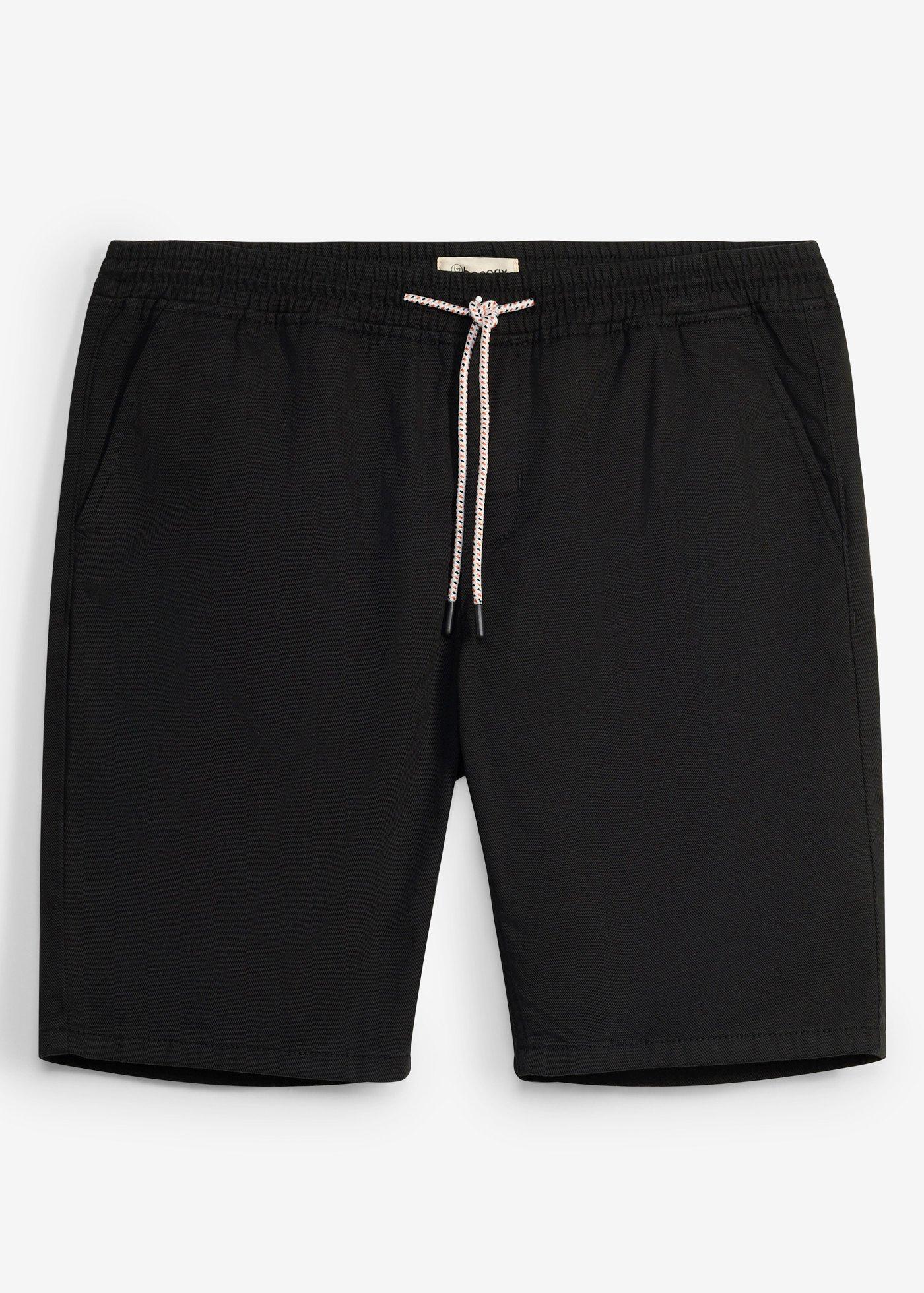 Bermuda 100% coton à taille élastiquée, regular